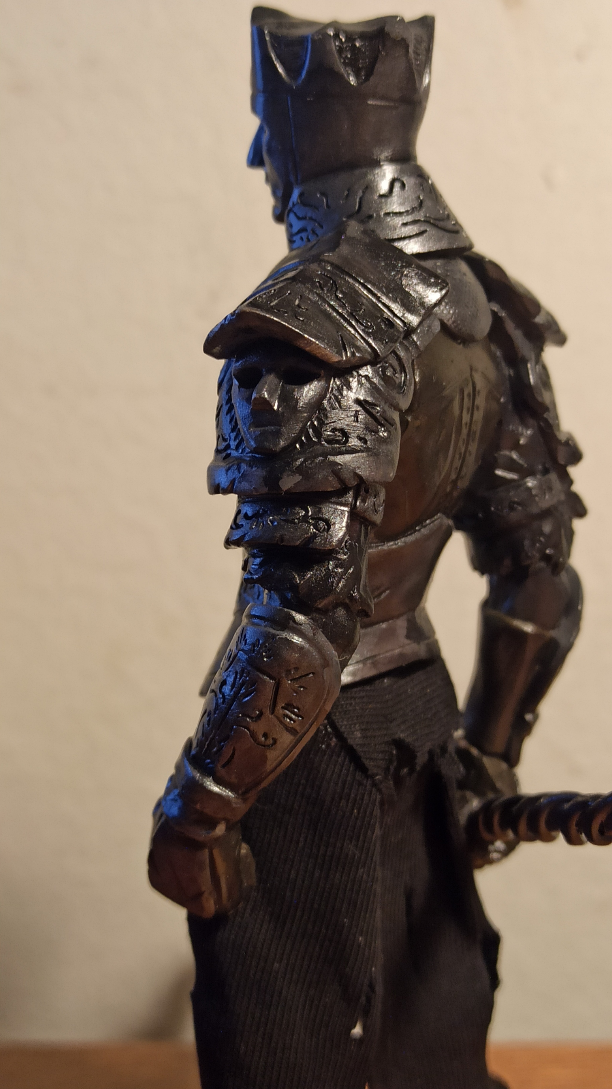 Champion Gundyr in polymer clay - My, Dark souls, Dark souls 3, Dark souls 2, Figurines, Clay, Polymer clay, Sculpture, , Longpost, , Needlework without process
