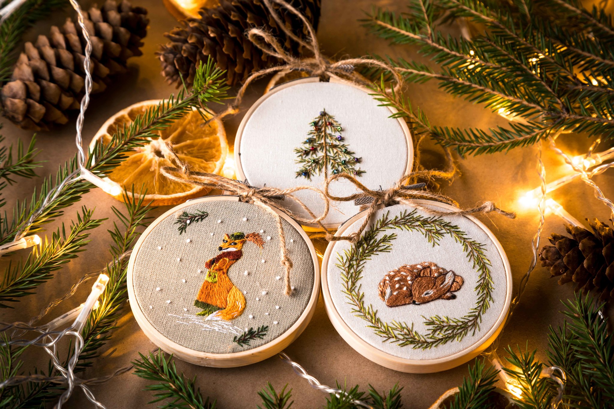 Christmas decorations - My, Christmas trees, Handmade, Embroidery, Toys, Longpost, Needlework without process