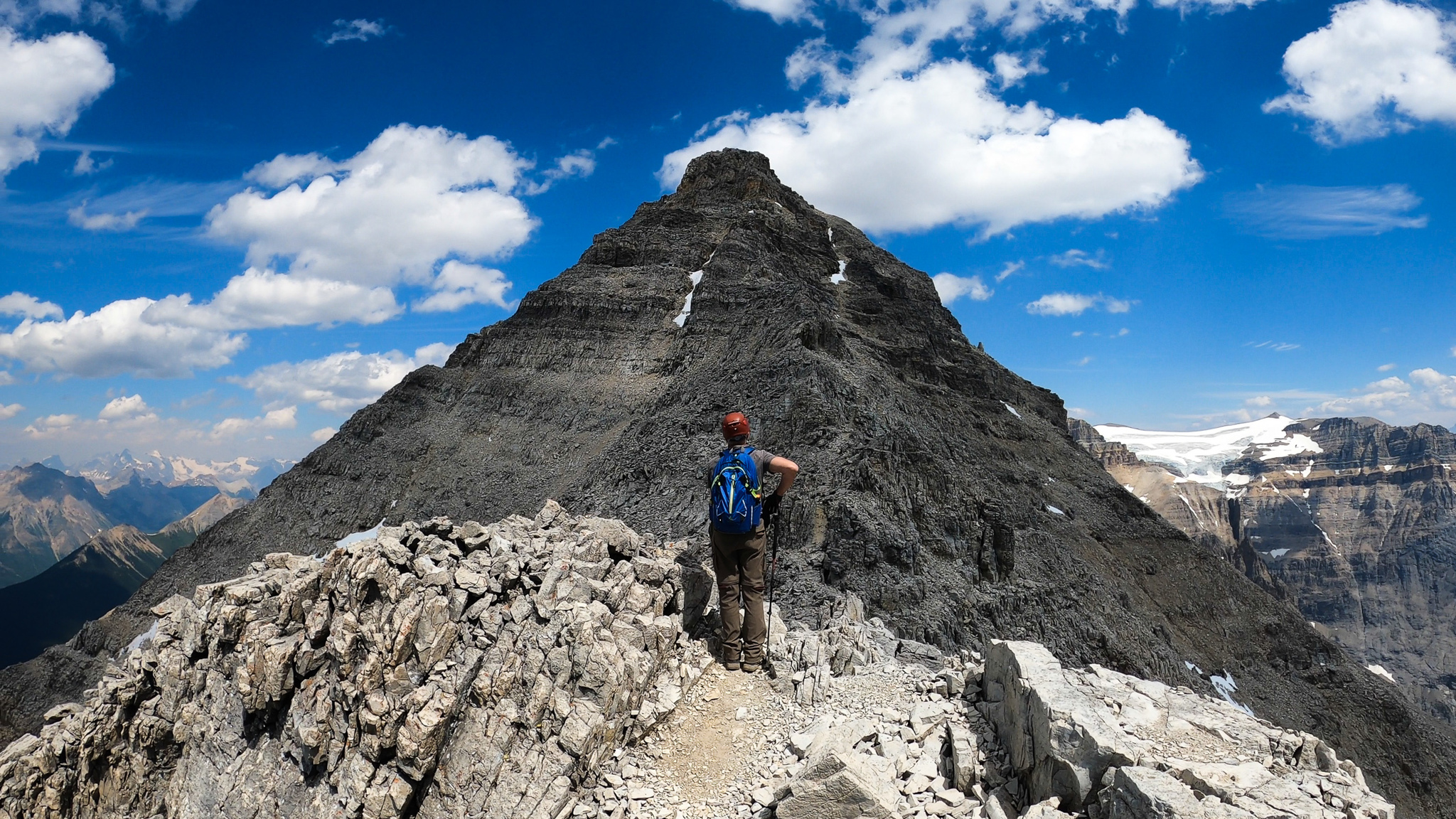 My second three-thousander in the Canadian mountains - My, Mountaineering, The mountains, Canada, Adventures, Vertex, Spine, Video, Longpost, The photo, Video blog