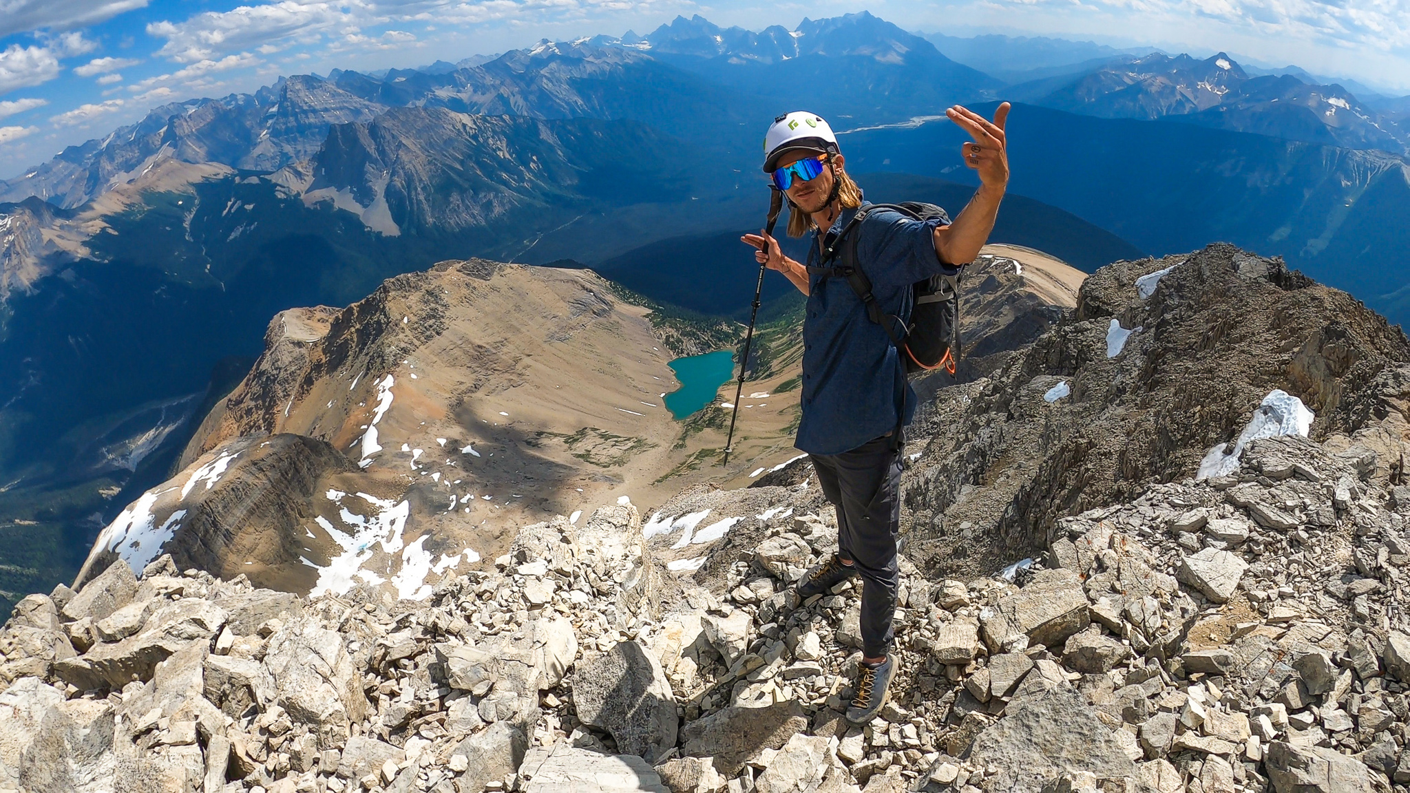 My second three-thousander in the Canadian mountains - My, Mountaineering, The mountains, Canada, Adventures, Vertex, Spine, Video, Longpost, The photo, Video blog