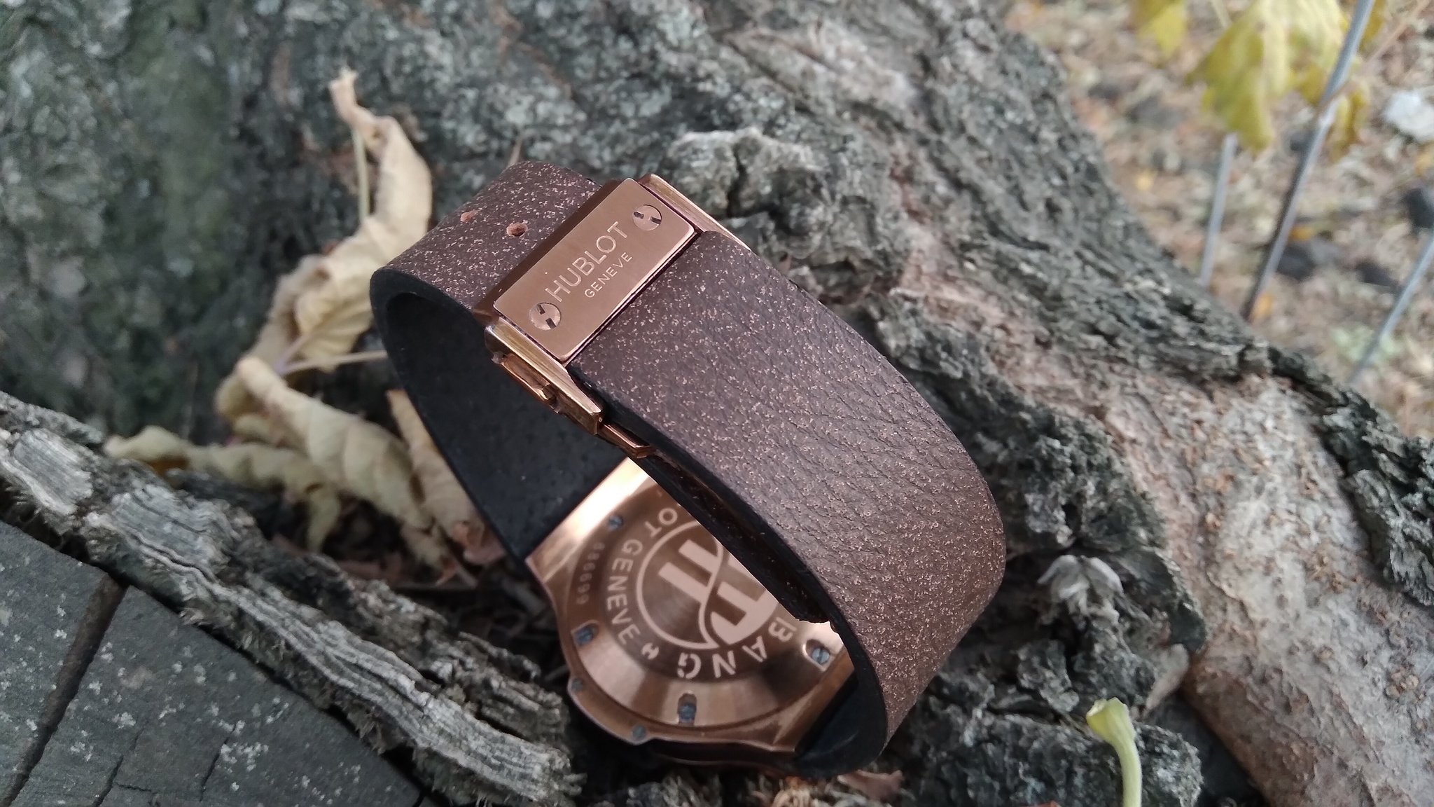 Watch strap for Hublot. - My, Needlework with process, Leather products, With your own hands, Natural leather, Clock, Wrist Watch, Strap, Accessories, , Presents, Womens, Women's Forum, Handmade, Longpost