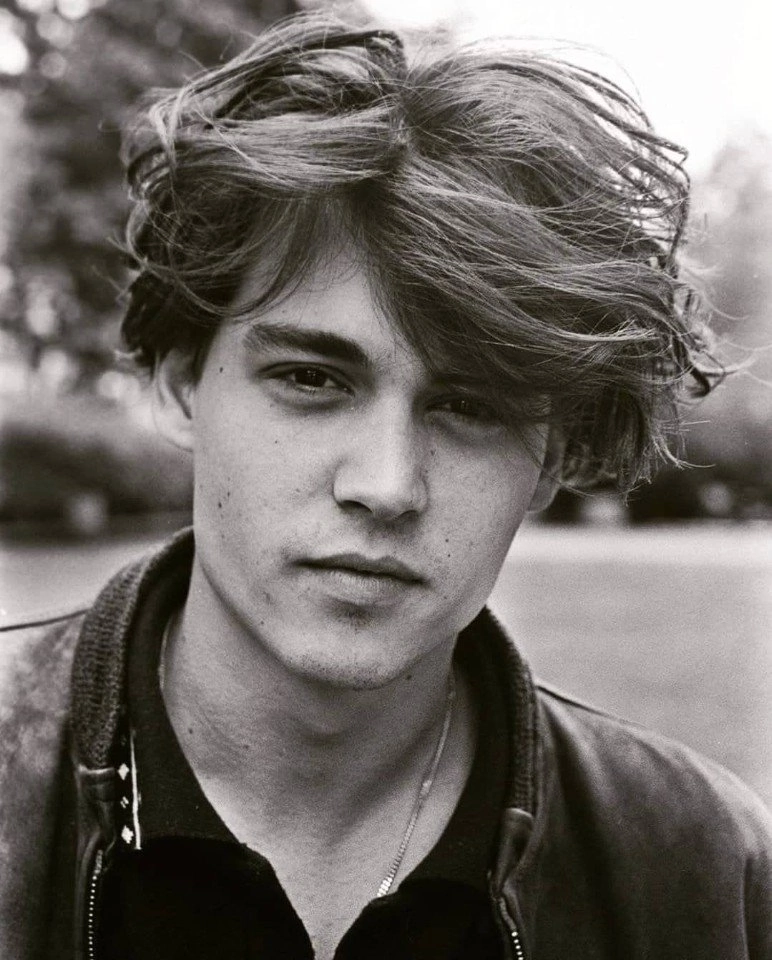 Johnny Depp 1989 - Longpost, Celebrities, Actors and actresses, Black and white photo, Old photo, The photo, PHOTOSESSION, Johnny Depp