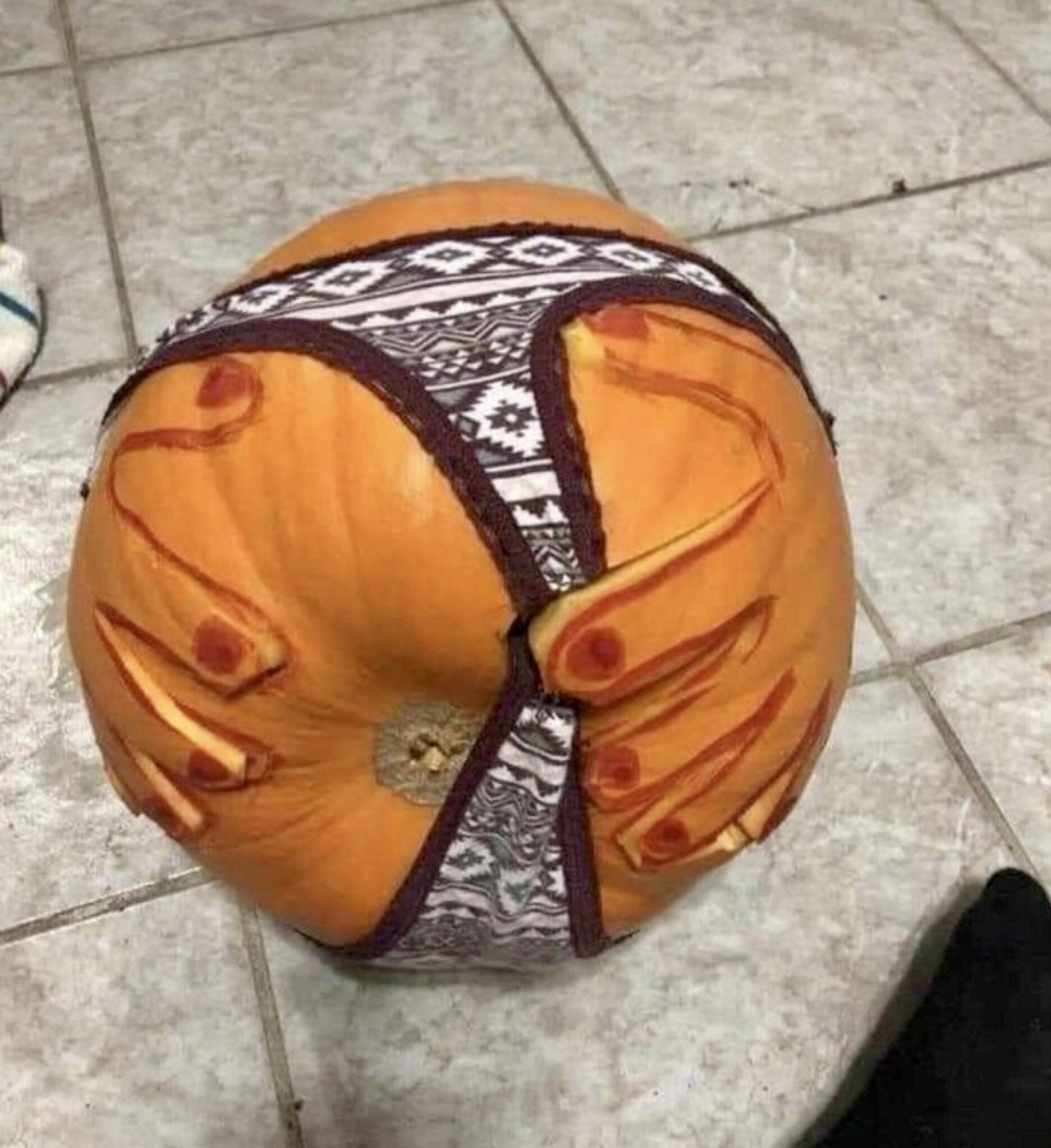 Well, is it scary? - Halloween, Pumpkin, Goatse