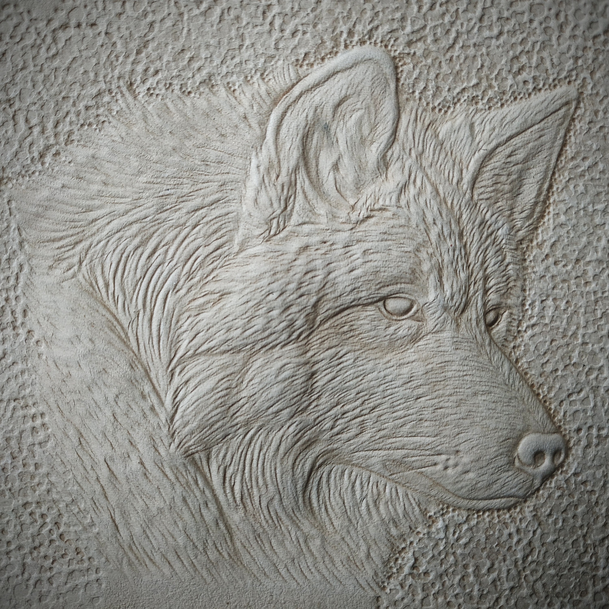 Leather embossing, new works - My, Leather, Embossing on leather, Wolf, Lynx, Needlework with process, Longpost