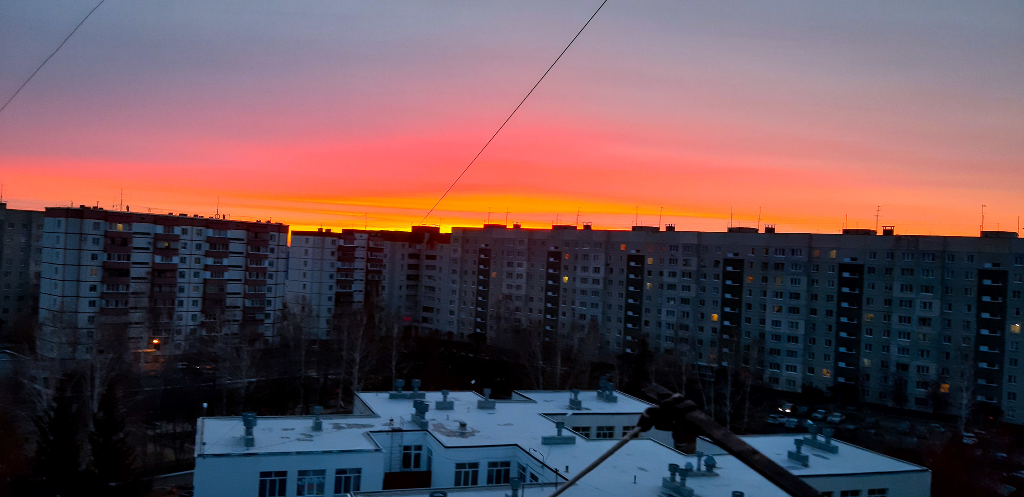 dawn magic - My, Mobile photography, Morning, dawn, Sky, Mound, Zaozerny, beauty