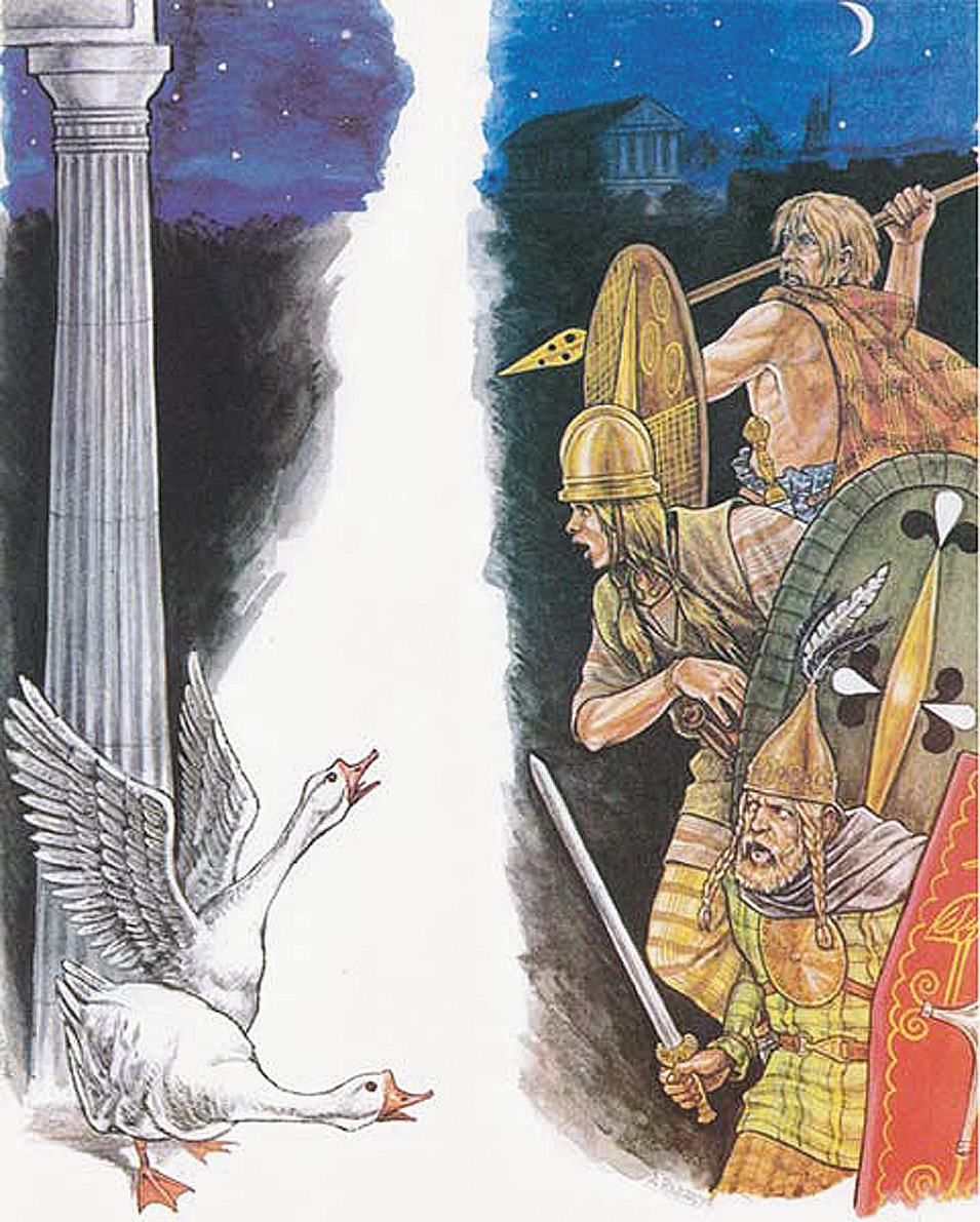 How geese saved Rome - My, Ancient Rome, Гусь, Longpost