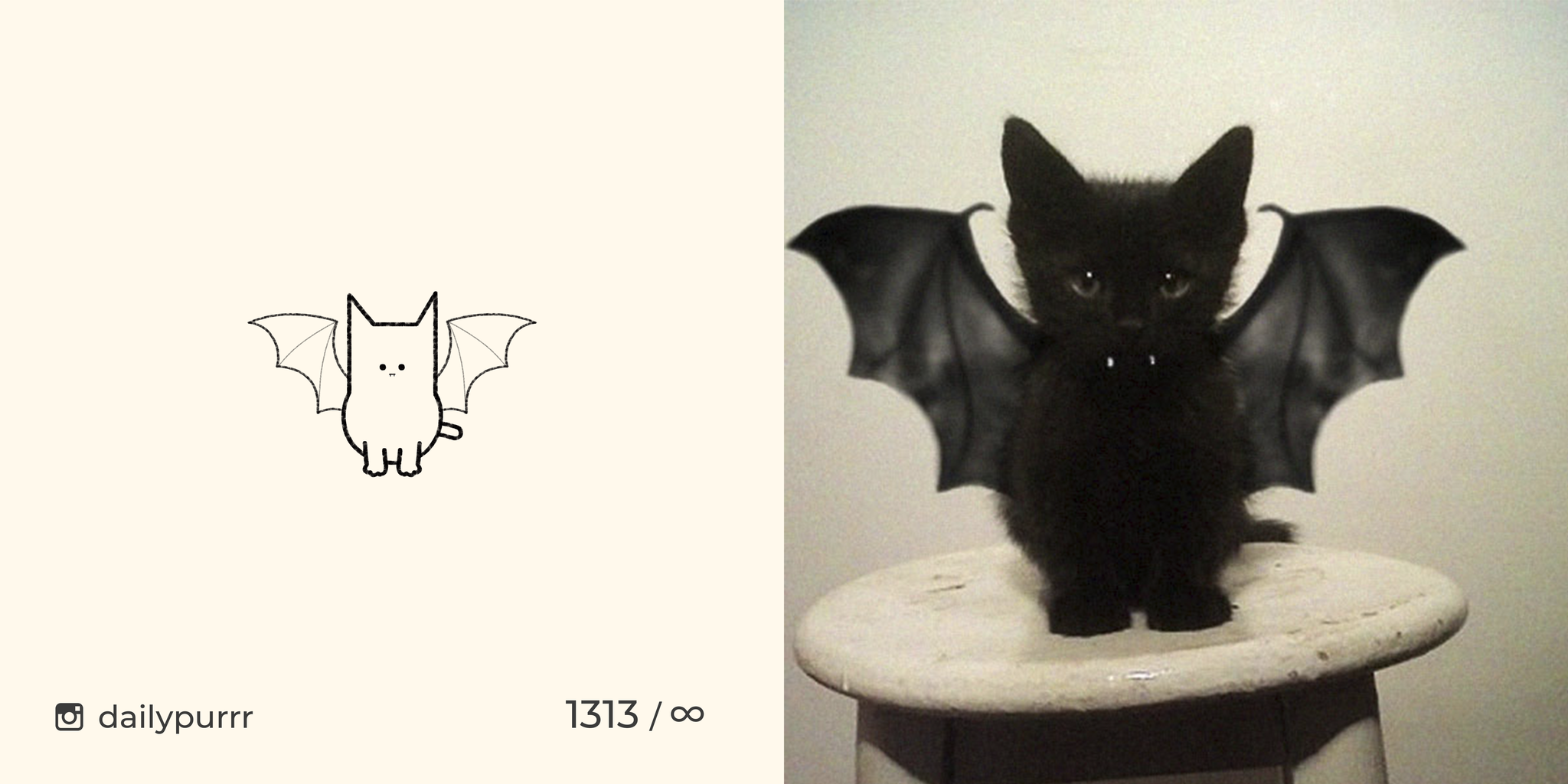 Will you be dressed like hell for Halloween? - My, cat, Drawing, Animals, Dailypurrr, Halloween, Kittens