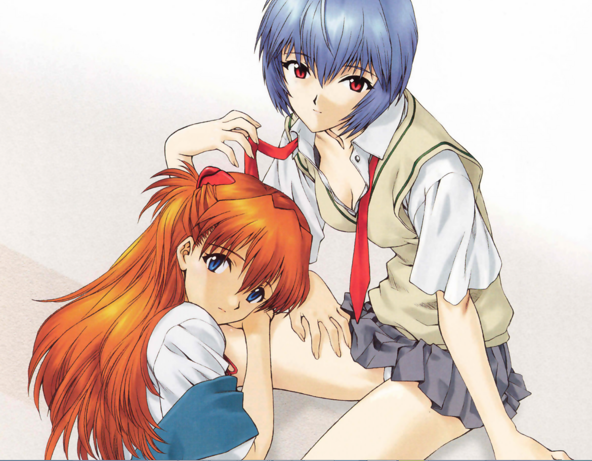 Asuka and Rei - NSFW, Yuri, Asuka langley, Rei ayanami, Yuri Erotic, Girls, Longpost