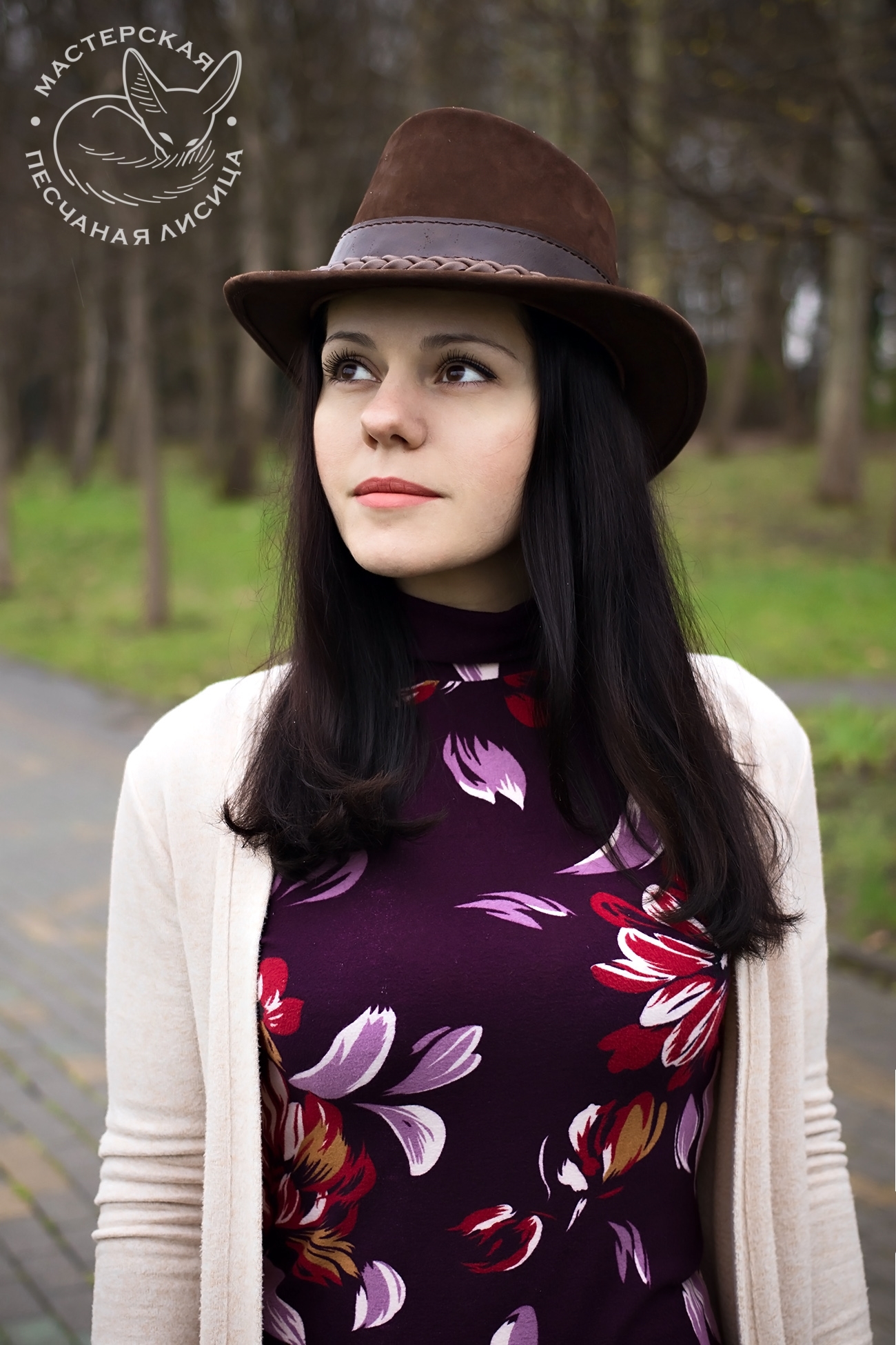 City hat in brown - My, Handmade, Hat, With your own hands, Leather products, Longpost