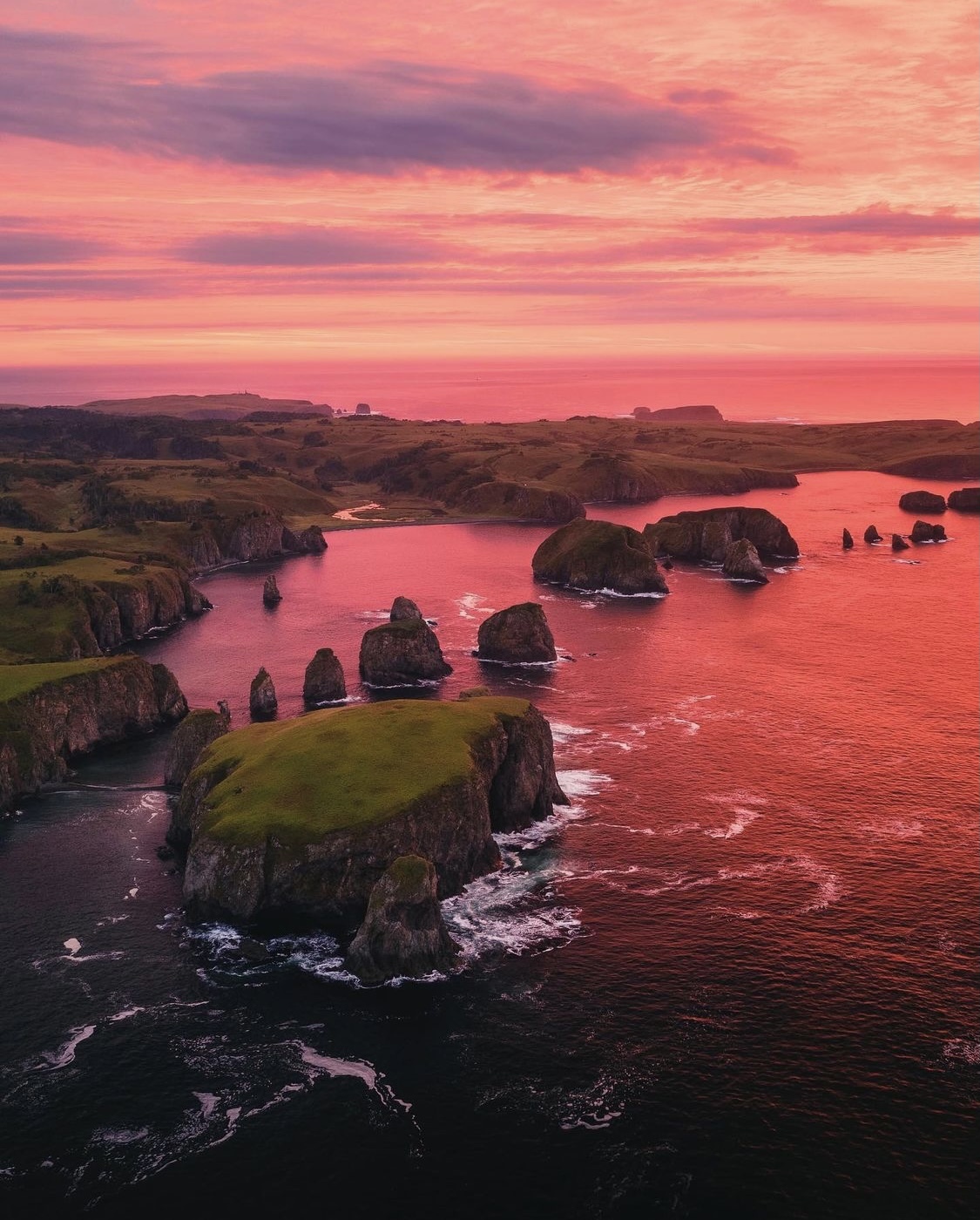 Fiery dawn on Shikotan island, Russia - Mobile photography, Shikotan, Kurile Islands, Travel across Russia, Sakhalin Region, Longpost