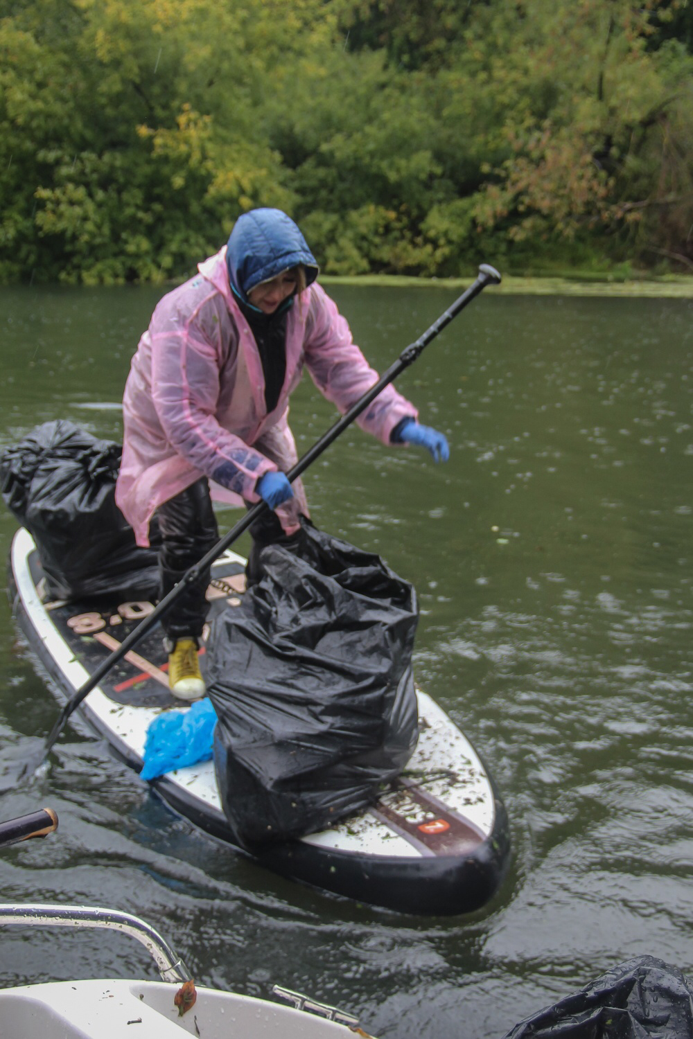 In Kursk, 32 activists cleaned up the river. We collected a ton and a half of garbage! - My, Garbage, Pollution of the river, Activists, Scuba diver, Kursk, Cleaning, Volunteering, Clean Games, Longpost