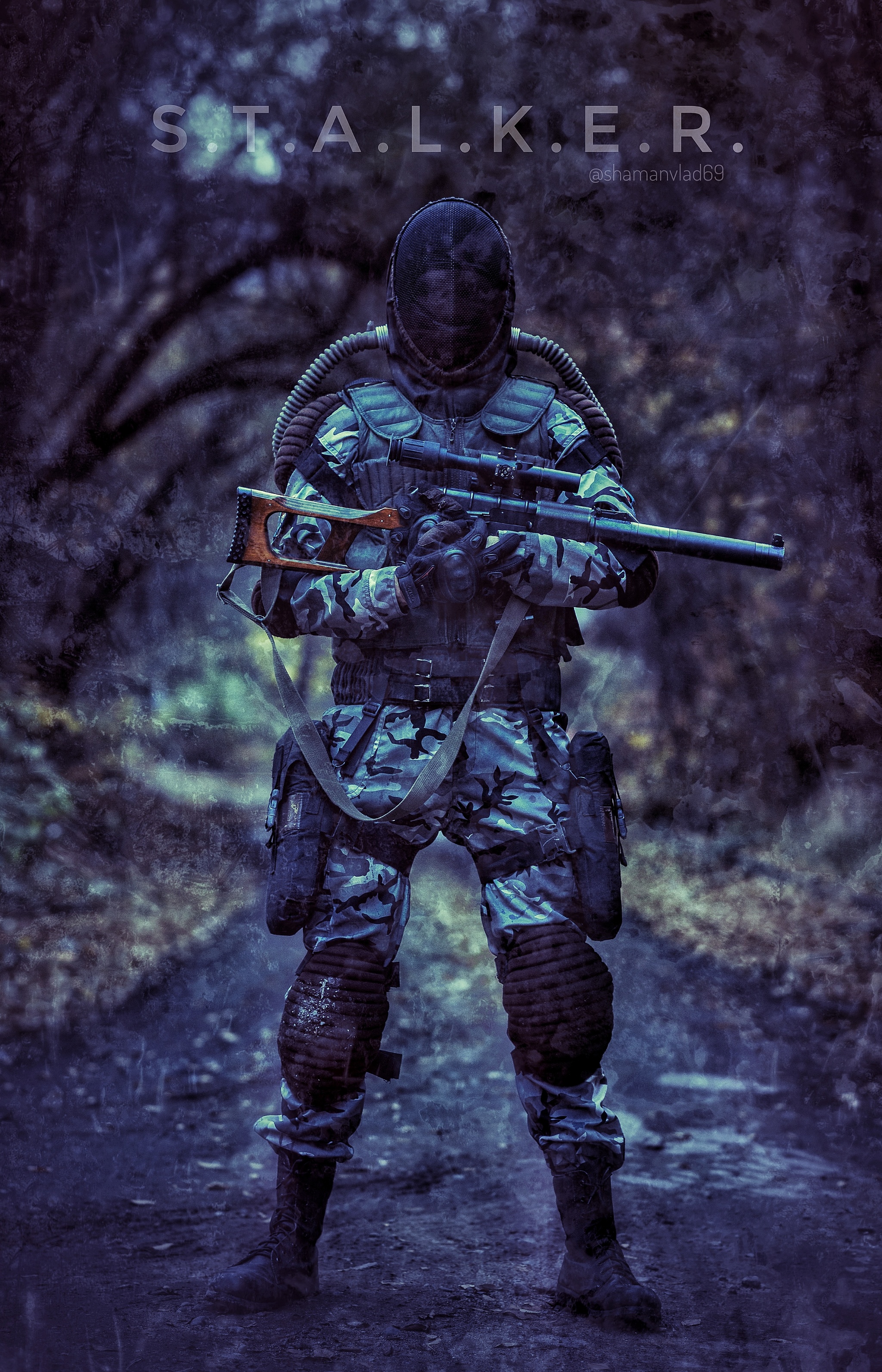 Monolith - My, Stalker, Art, Cosplay, Weapon, The photo, Games, Airsoft, Longpost