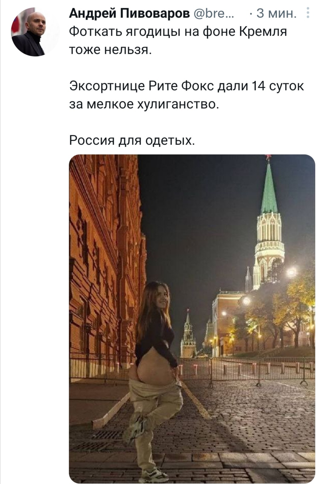 Insulting the Kremlin's feelings - Twitter, Kremlin, The photo