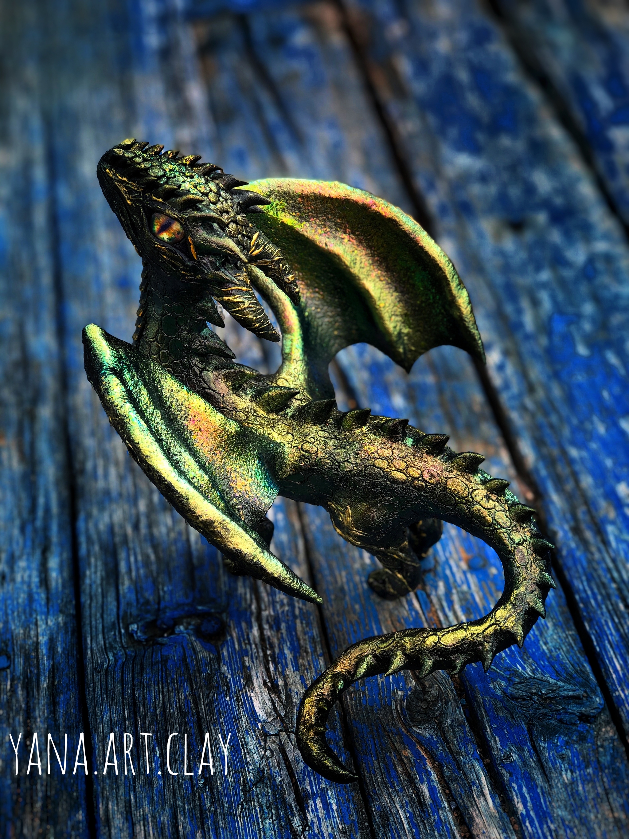 Dragon figure - My, Лепка, Sculpture, The Dragon, Fantasy, Longpost