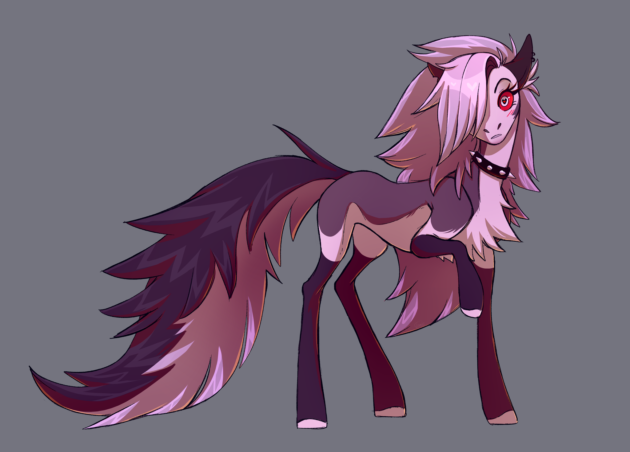 Lunya... - My little pony, Helluva boss, MLP crossover, Loona, Ponification, Lambibelle