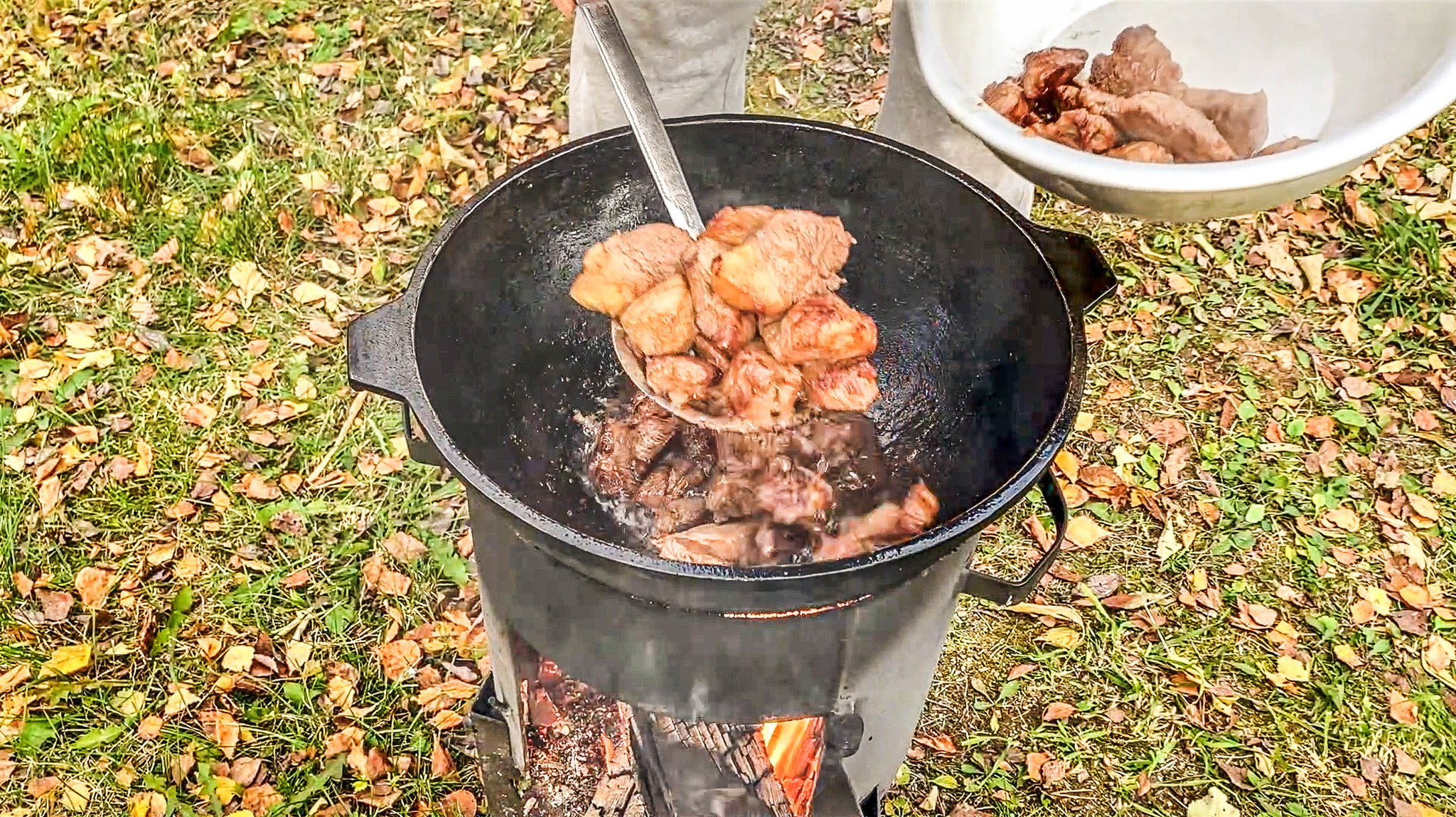 Ojakhuri - the best potato and meat dish | - My, Food, Recipe, Video recipe, Georgian cuisine, Ojahuri, Kazan, Jafar, Yamal, Video, Longpost