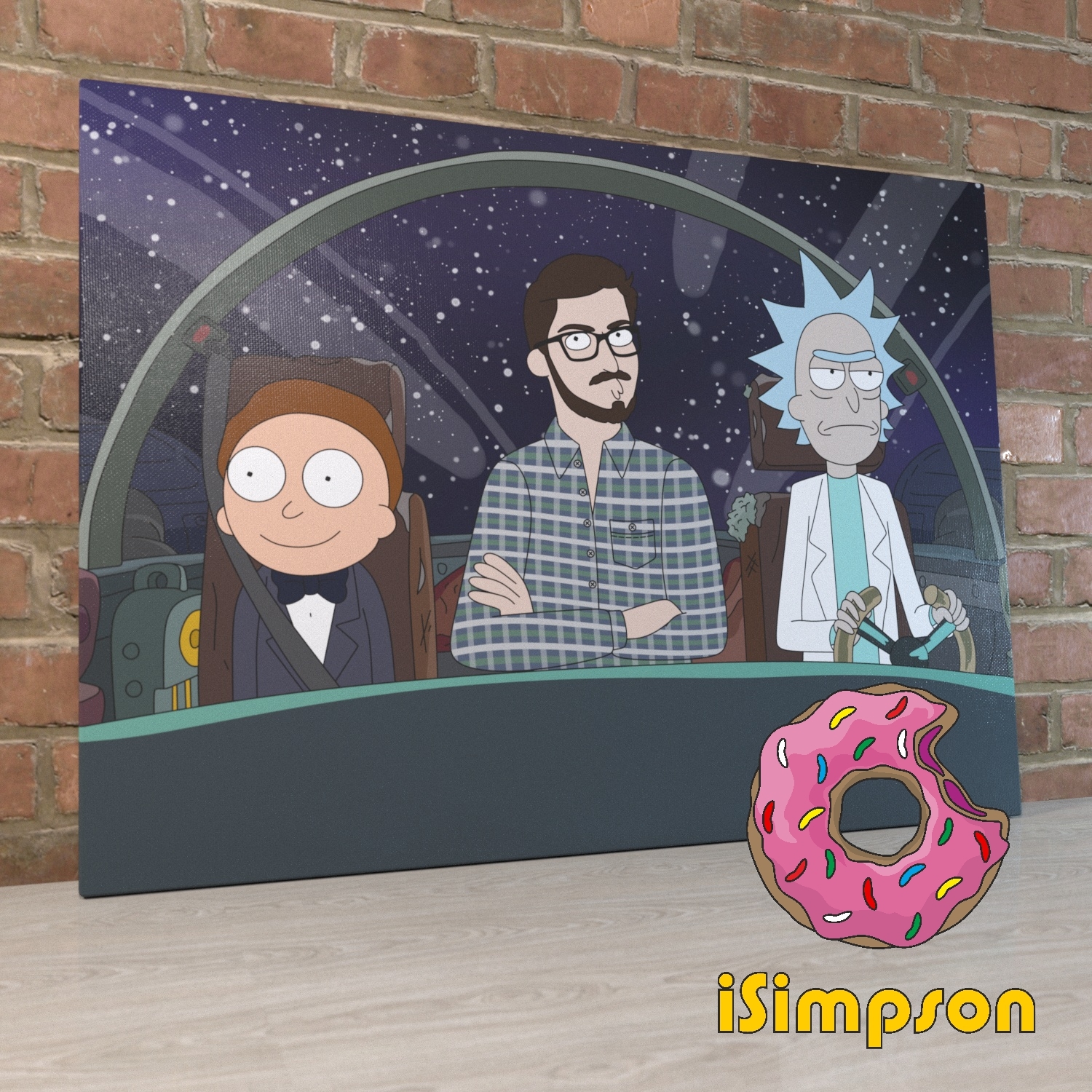 Portraits in the style of the Simpsons and Griffins part 7 - My, The Simpsons, Portrait, Rick and Morty, Longpost, Family guy, Futurama, Handmade, Art