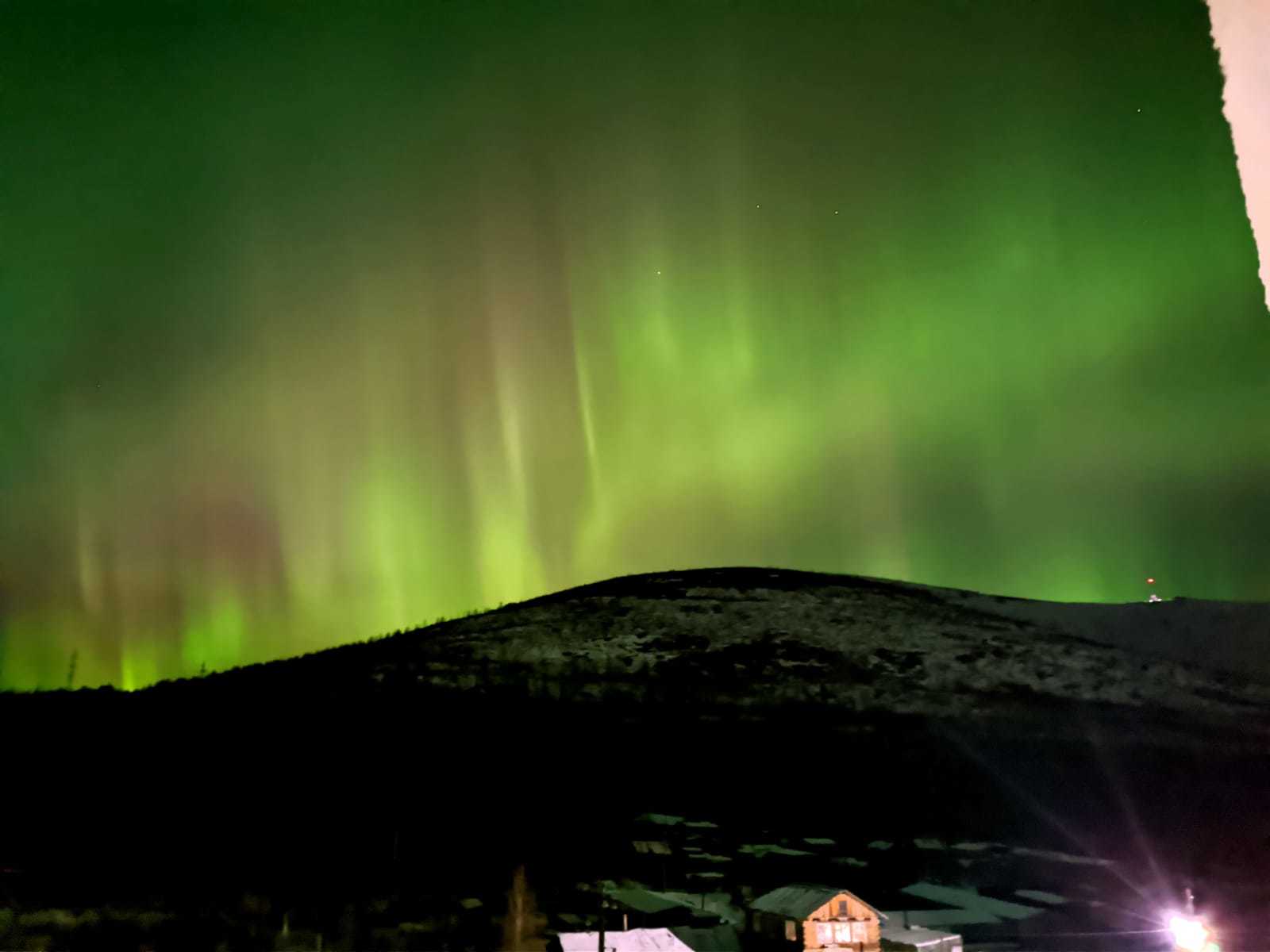 Northern lights in the Magadan region - Magadan Region, Polar Lights, The nature of Russia, Longpost