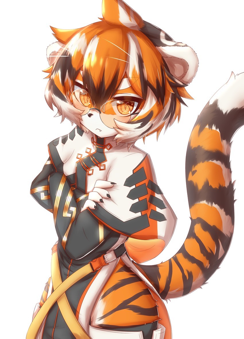 Waai Fu - Anime, Anime art, Arknights, Waai fu, Longpost, Furry