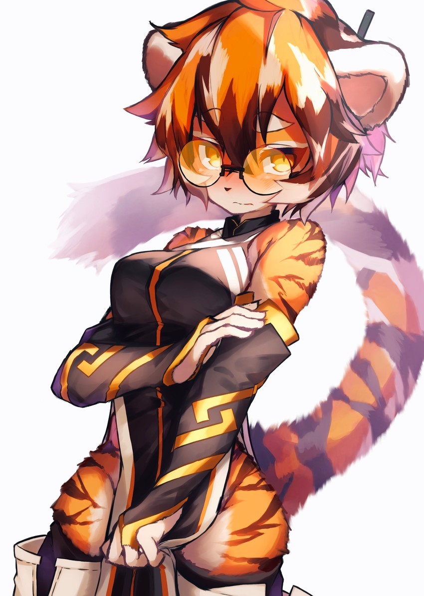 Waai Fu - Anime, Anime art, Arknights, Waai fu, Longpost, Furry