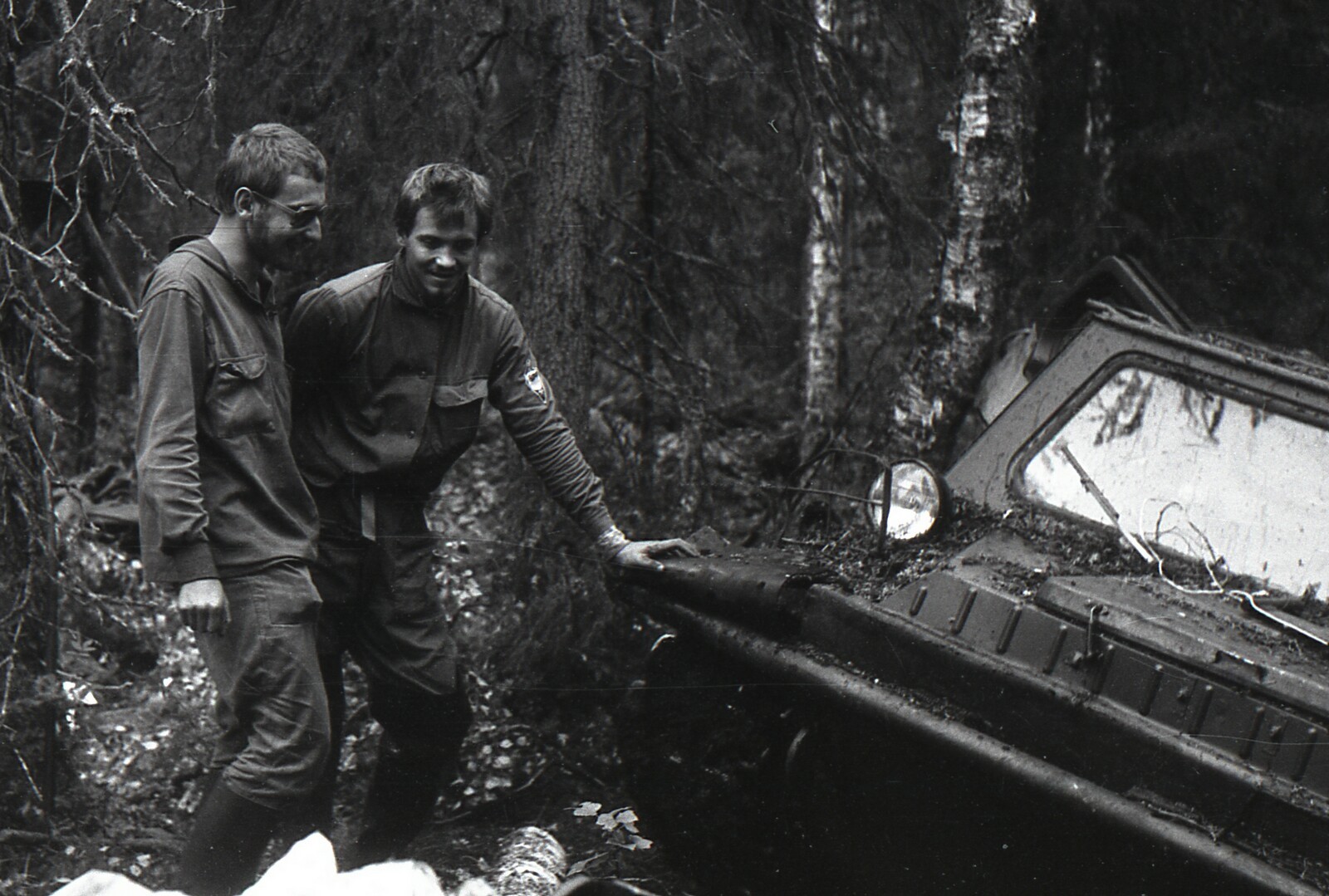 When the goblin drives - My, Geologists, geophysicists, Arkhangelsk region, All-terrain vehicle, Longpost