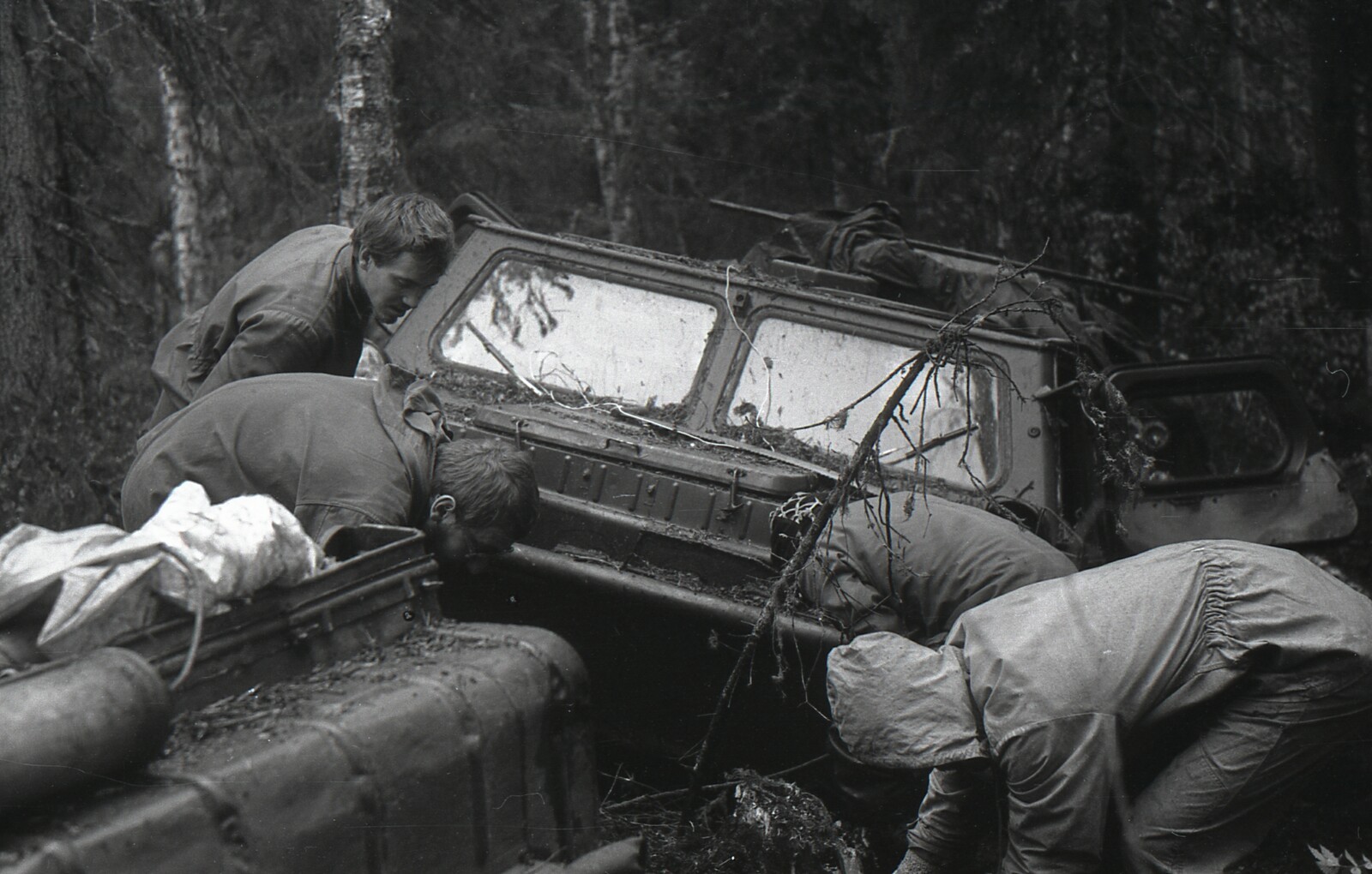 When the goblin drives - My, Geologists, geophysicists, Arkhangelsk region, All-terrain vehicle, Longpost