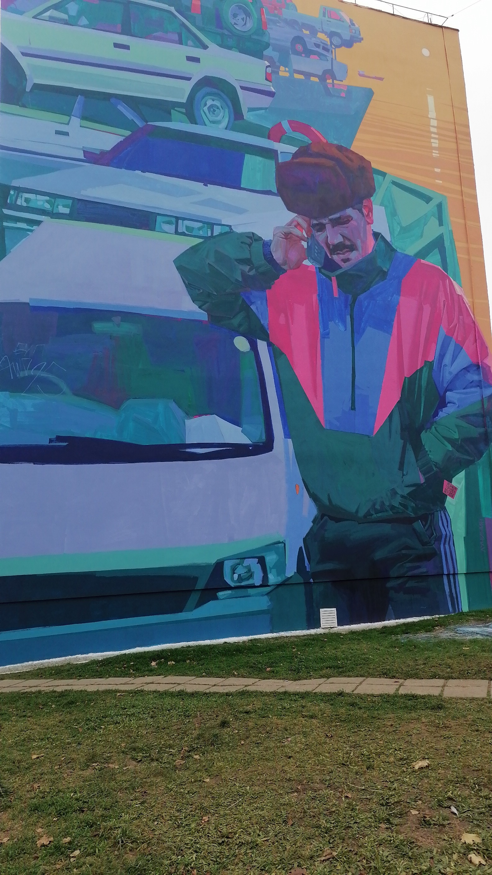 Invasion of artists in a small town - My, Mural, Solnechnodolsk, Street art, Longpost