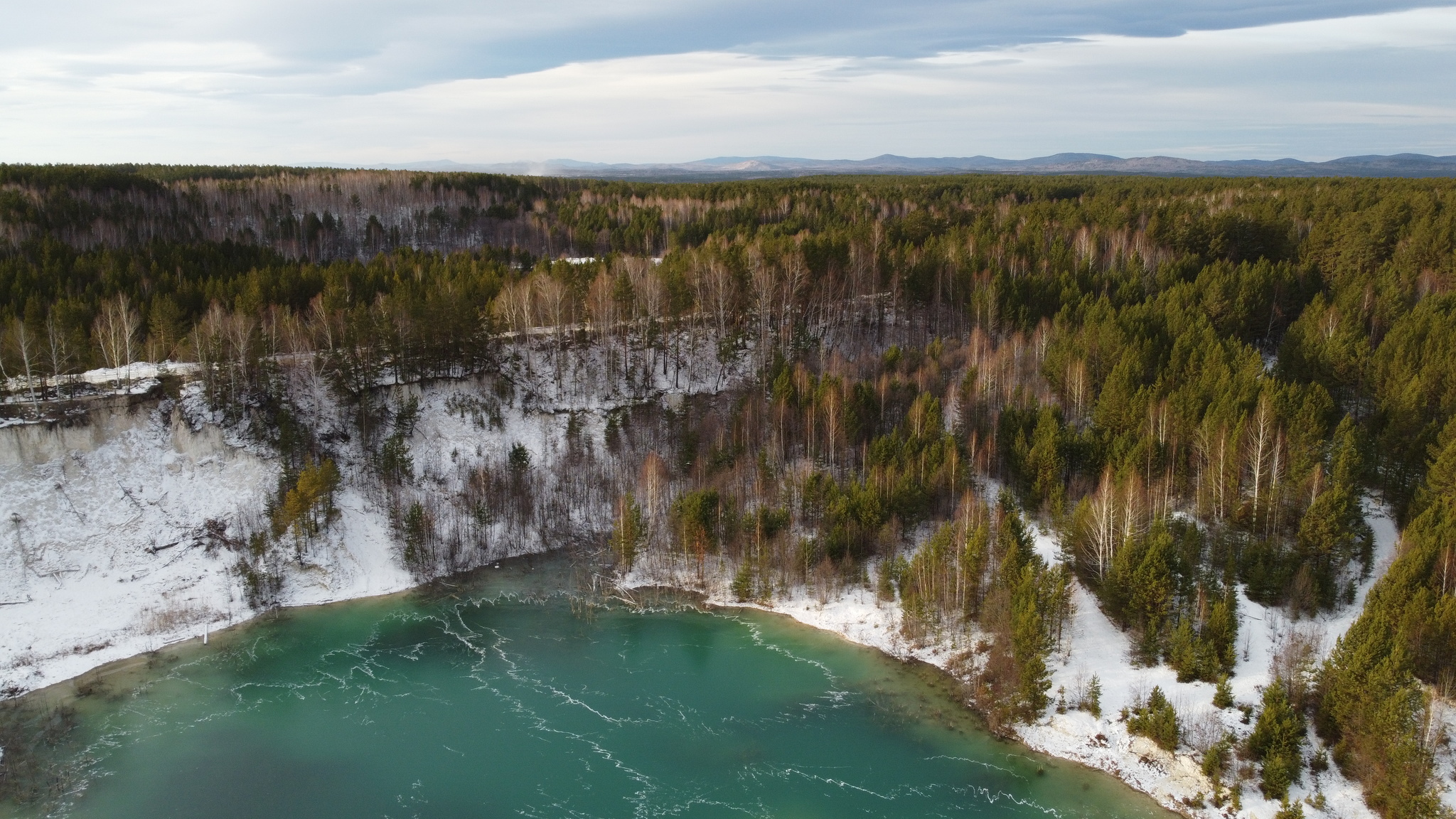 Kaolin quarry - My, Dji, DJI mini 2, Drone, Lightroom, Longpost