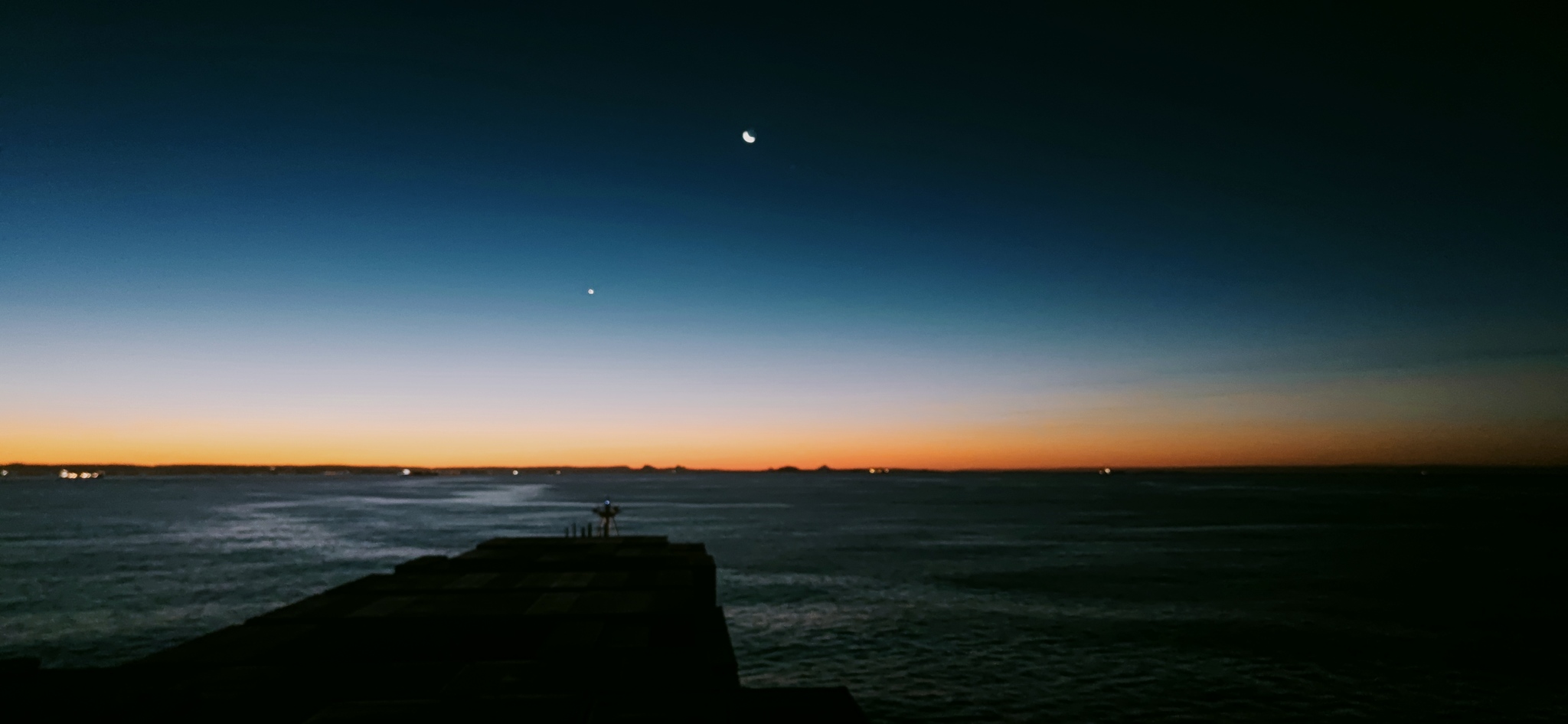 Lone Star - My, Ocean, Sky, moon