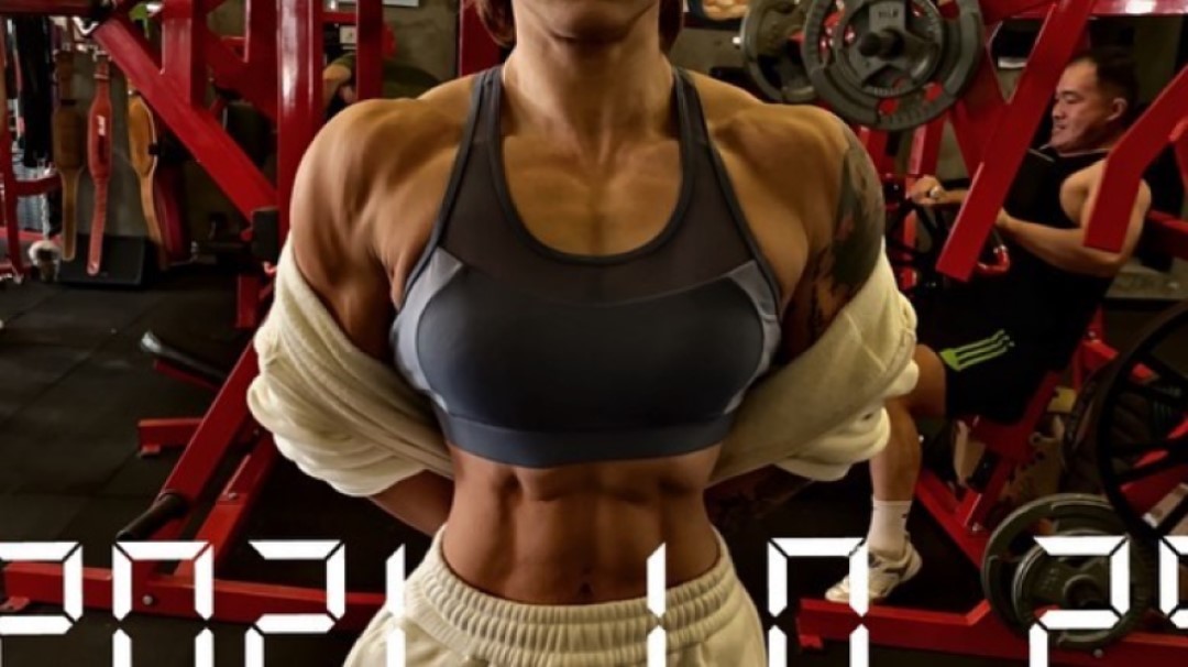 Jessica Shen (@tuan_tuans) - Strong girl, Sports girls, Bodybuilders, Body-building, Girls, Azitka, Video, Longpost