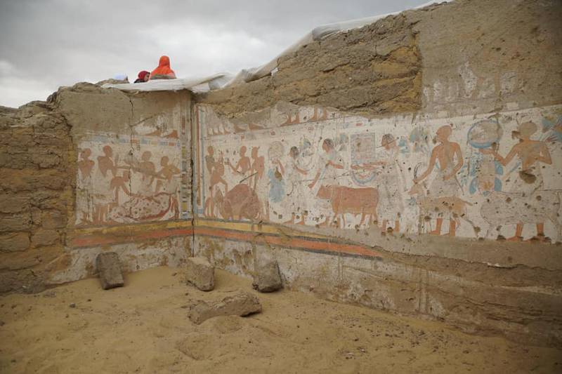 Financier's tomb discovered in Egypt - Egypt, Ancient Egypt, Archeology, Tombs, Officials, Exchequer, Ramses, Necropolis, Saqqara, Opening, Archaeologists, Giza, Interesting