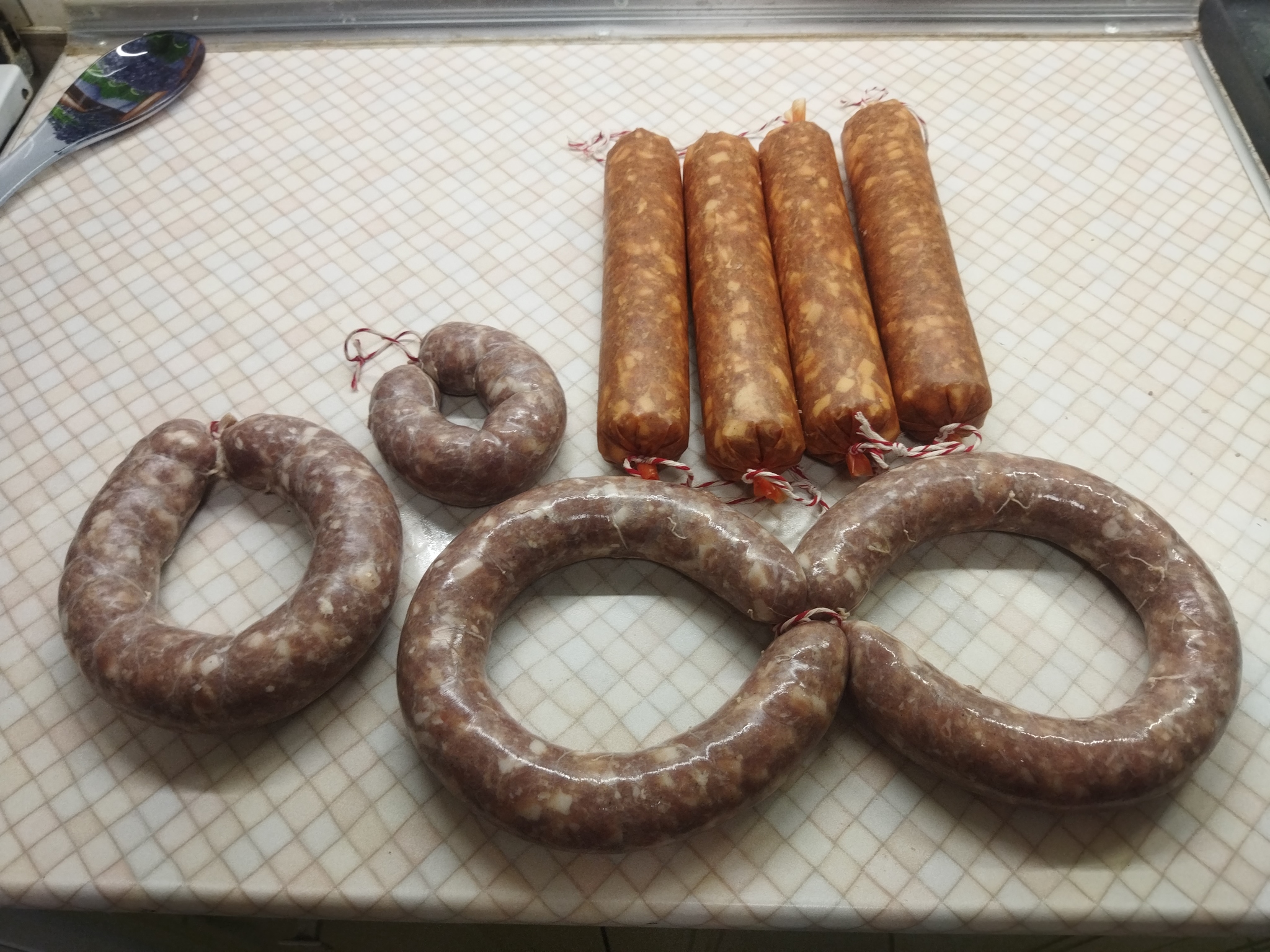 Sausage Krakow non-canonical... - My, Homemade sausage, Krakow sausage, Recipe, Slicing, Video, Longpost