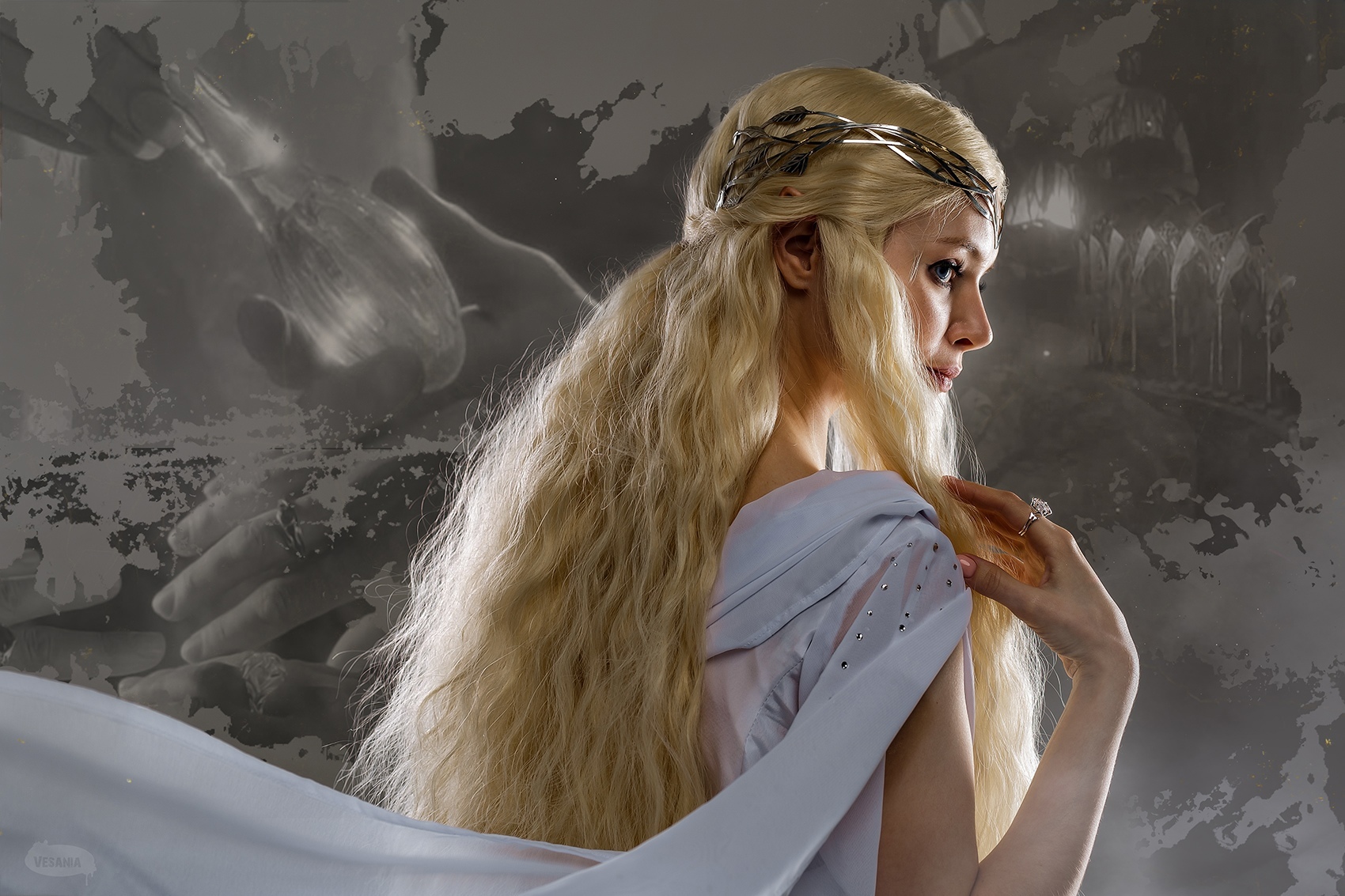 Galadriel - My, Cosplay, The hobbit, Galadriel, Fantasy, The photo, Girls, PHOTOSESSION, Longpost