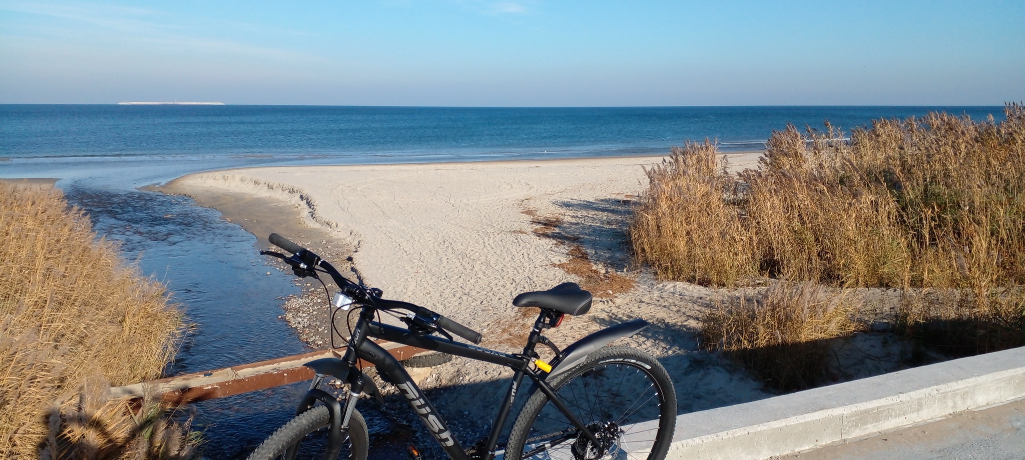 Bike rides on the RX905 in the Baltic - My, Bike ride, Sea, Rush, Experience, Kaliningrad region, Longpost