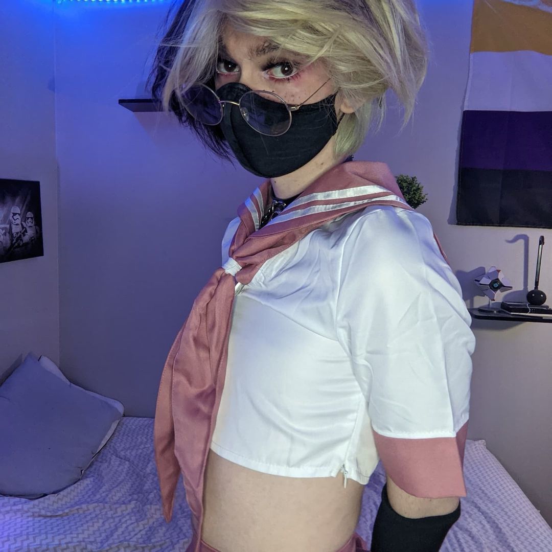 @0w0_magic - Its a trap!, Trap IRL, Femboy, Choker, Astolfo, Mitts, Gender Neutral, Video, Longpost, Nekokuny