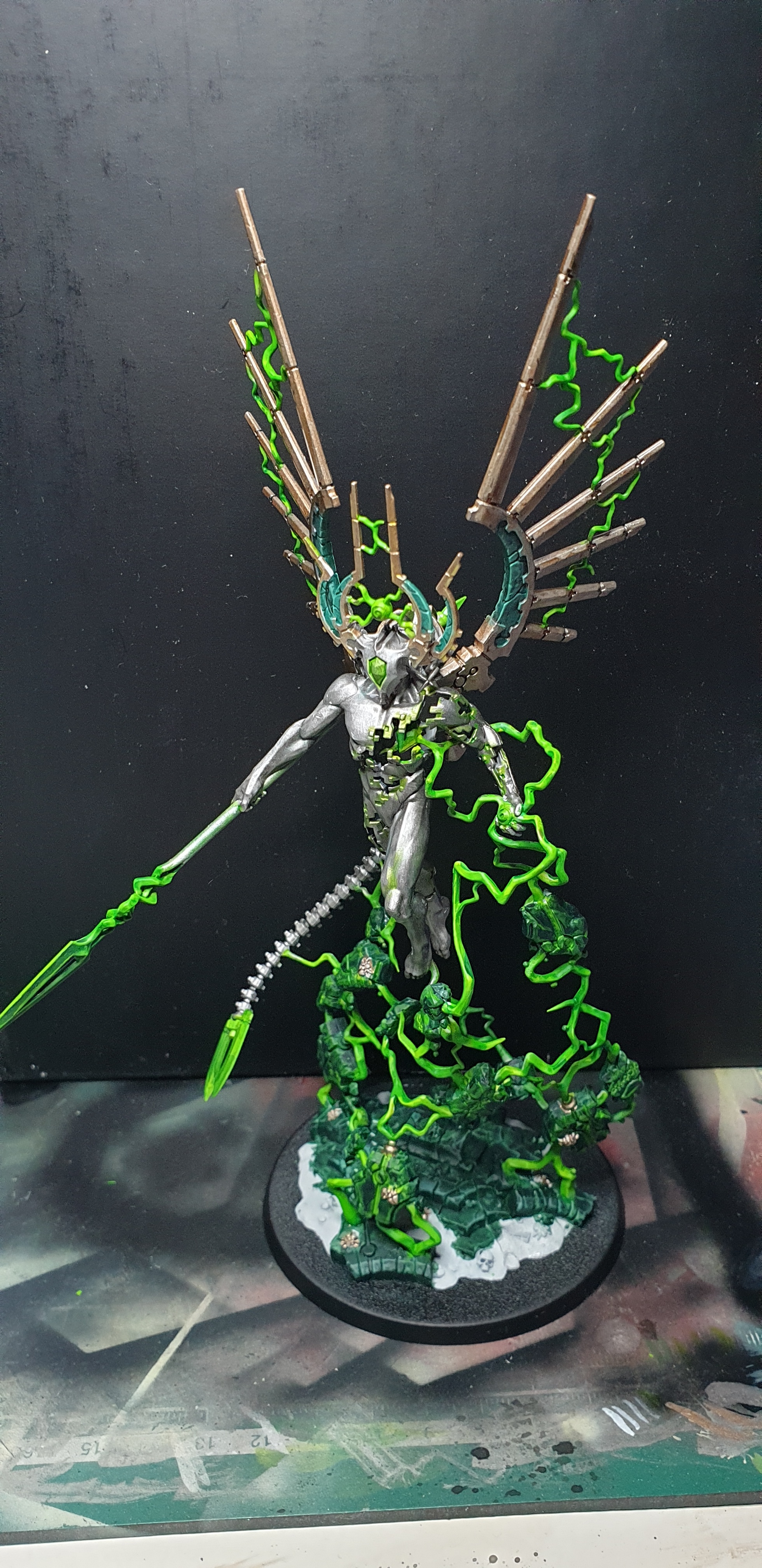 Shard of the void dragon - Warhammer 40k, Necrons, Painting miniatures