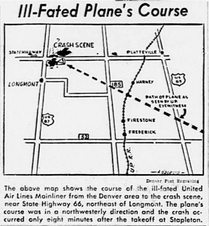 Tears in the Rain The death of a United Airlines airliner near Longmont on November 1, 1955. Part I. “Leaving only a shadow to the earth ...” - My, USA, Crime, Mass killings, Plane crash, Расследование, FBI, Explosion, Terrorist attack, The crime, Longpost