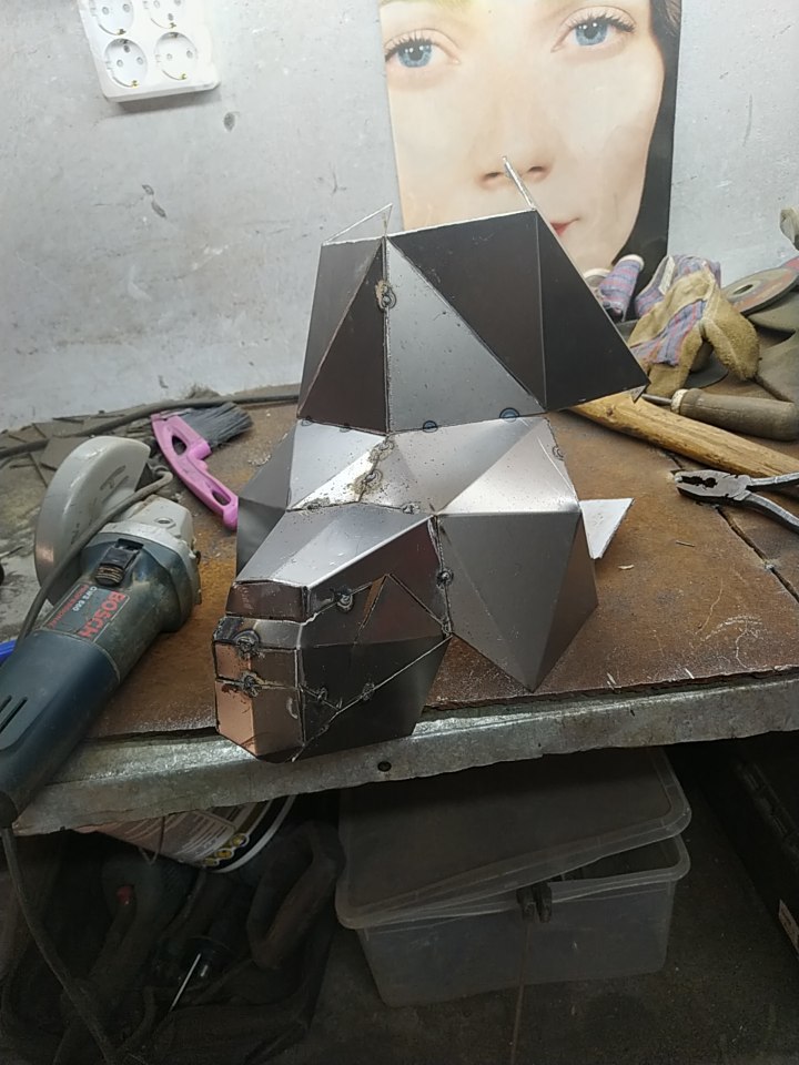 My first polygon made of metal - My, Polygonal shapes, With your own hands, First experience, Longpost, Needlework with process, Art welding