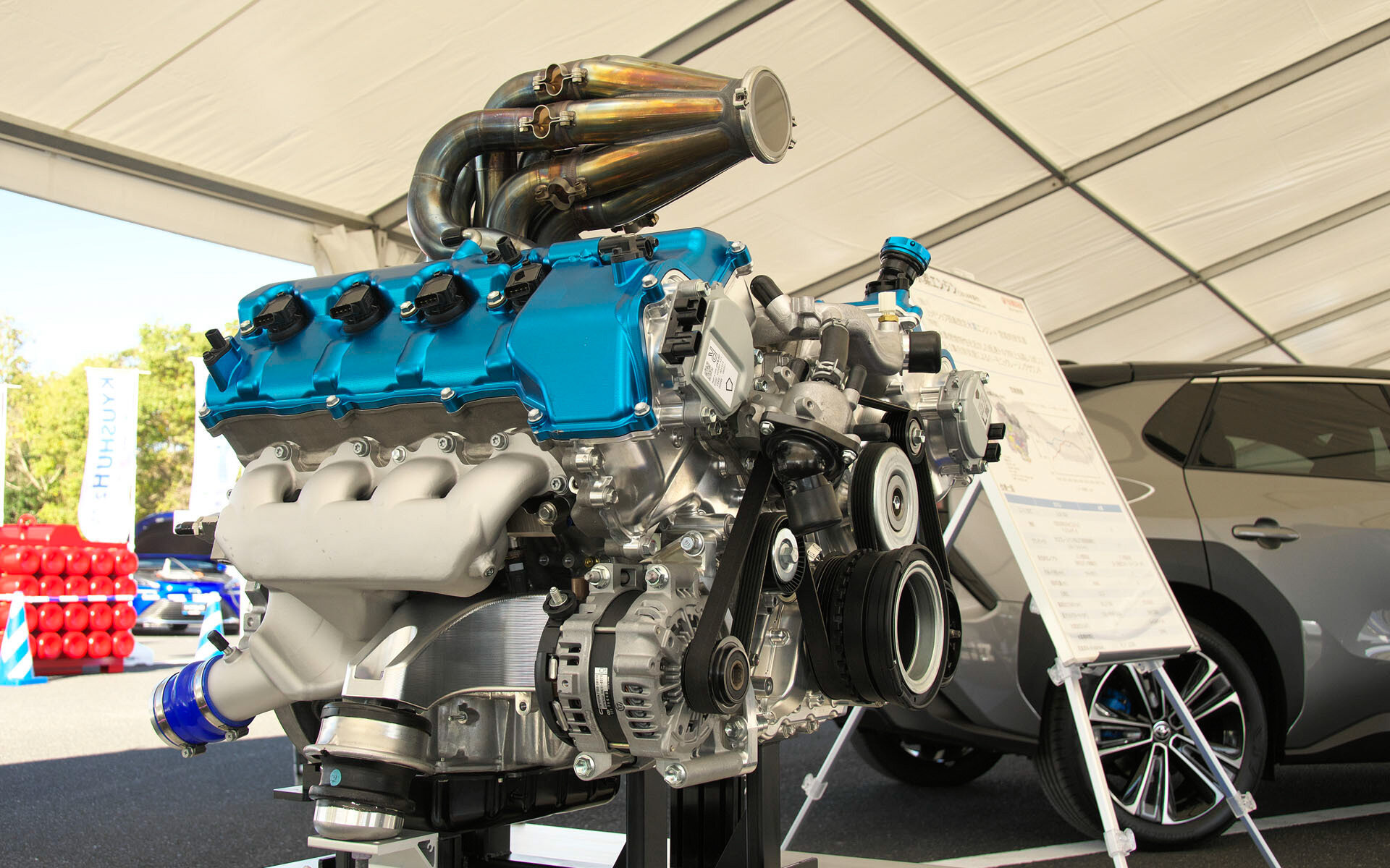 Yamaha unveils hydrogen V8 - Engine, Hydrogen engine, Yamaha, Toyota, news, Dromru, Longpost