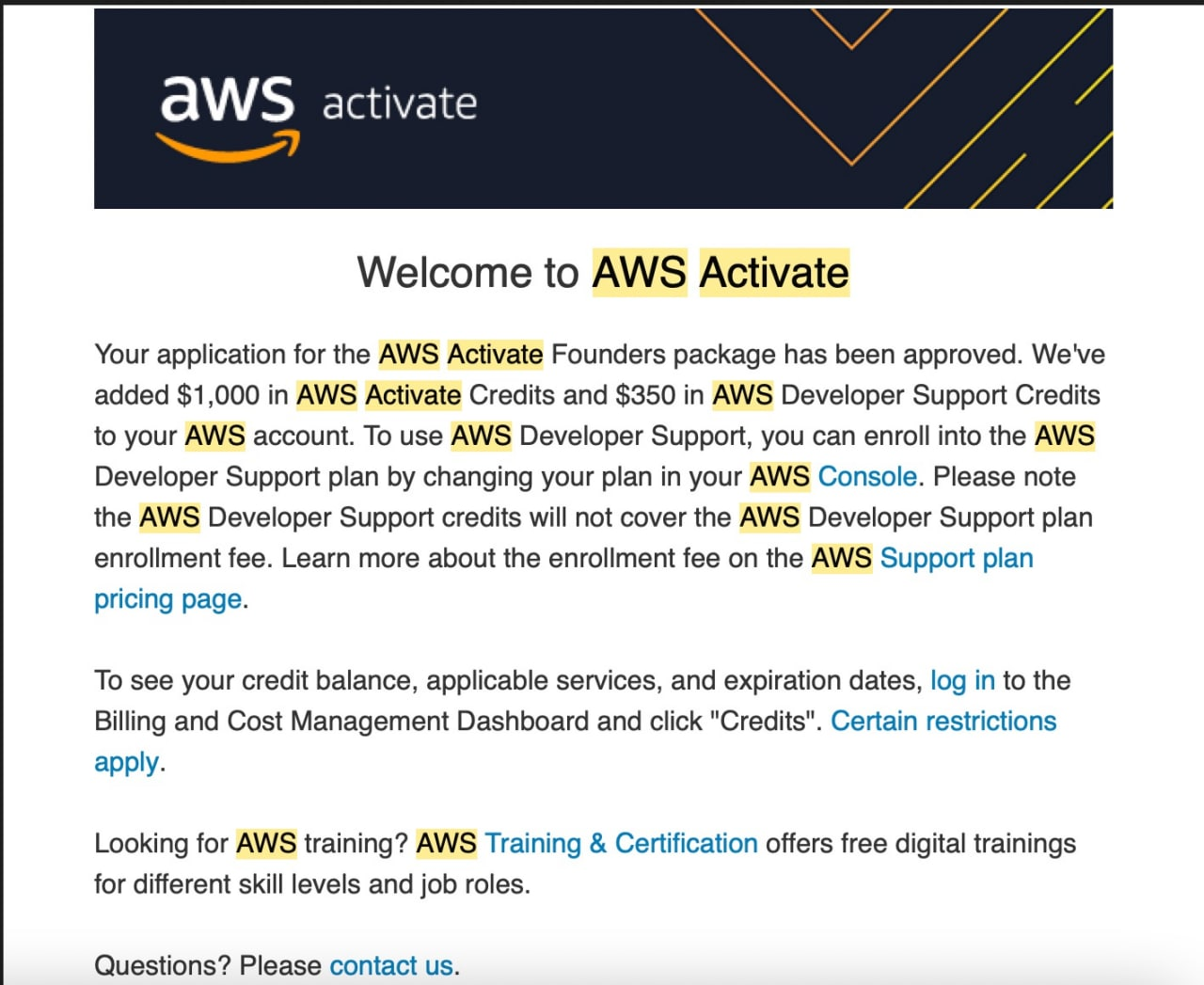 Free $1,350 from AWS Activate for 2 years - Freebie, Is free, Programming, Web Programming, IT, Stock, Services, VPS, Developers, Saving, Knowledge, Education, Distance learning, Technologies, Practice, Exercises, Test, Video, Longpost
