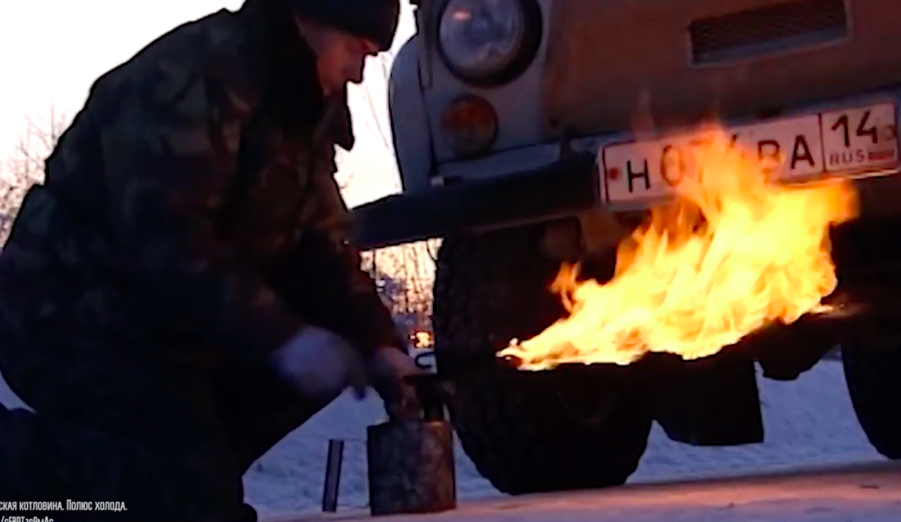 Оймякон. -71,2 °C. Пояс холода - Моё, Холод, Север, Арктика, Россия, Видео, Длиннопост