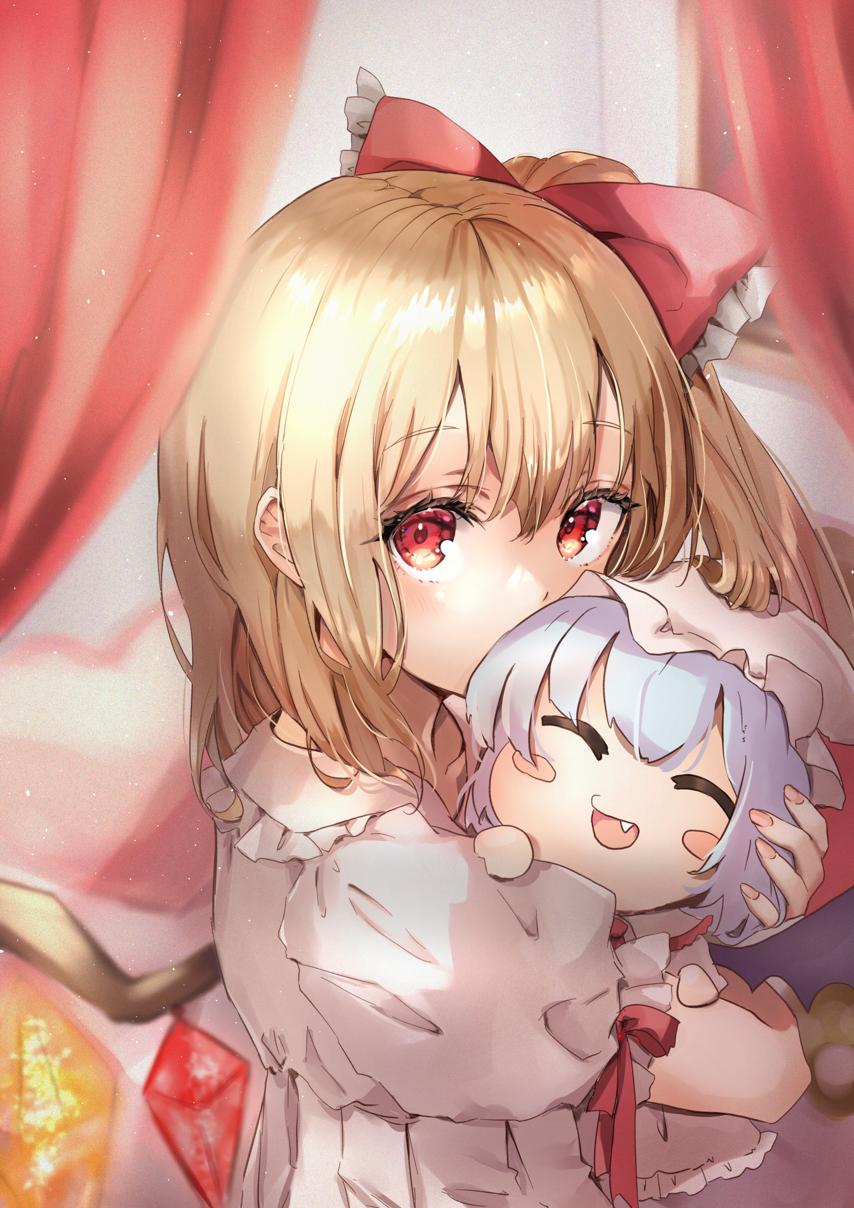 Flandre Scarlet - Touhou, Flandre Scarlet, Remilia Scarlet, Anime Art, Аниме, Shironeko yuuki