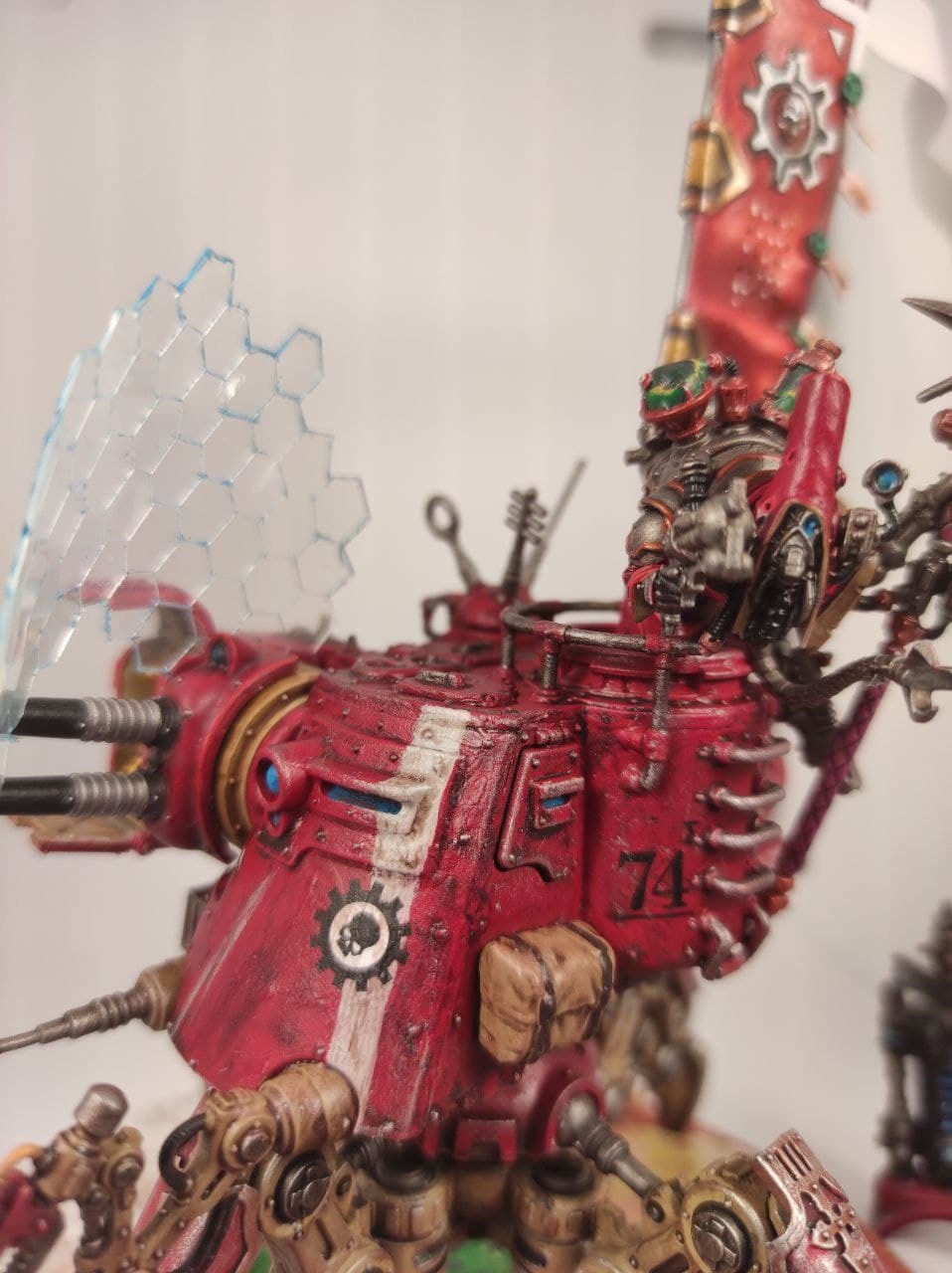 Drive me closer i want to hit them with my omnissiah axe - My, Adeptus Mechanicus, Games Workshop, Skitarii, Onager Dunecrawler, Wh painting, Warhammer 40k, Warhammer, Wh miniatures, Imperium, Hobby, Modeling, Video, Longpost