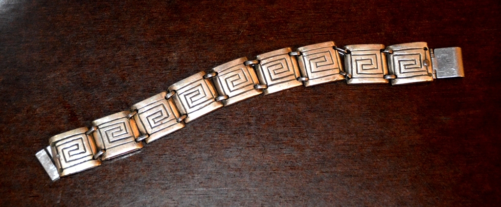 A bracelet - My, Crafts, Metal products, Silver, A bracelet, Needlework without process