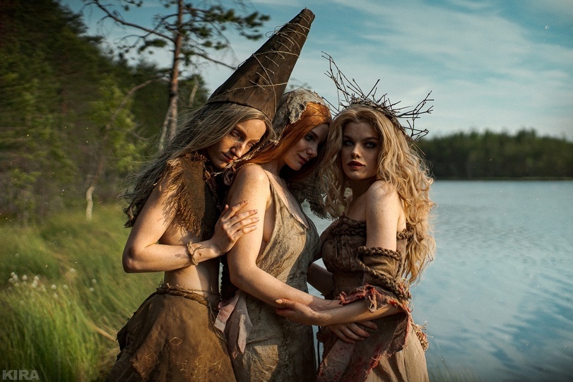 mistresses of the forest - Art, The Witcher 3: Wild Hunt, Witches, Spinner, Whisper, Cook, Longpost, Cosplay