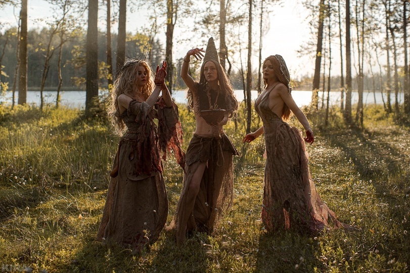 mistresses of the forest - Art, The Witcher 3: Wild Hunt, Witches, Spinner, Whisper, Cook, Longpost, Cosplay