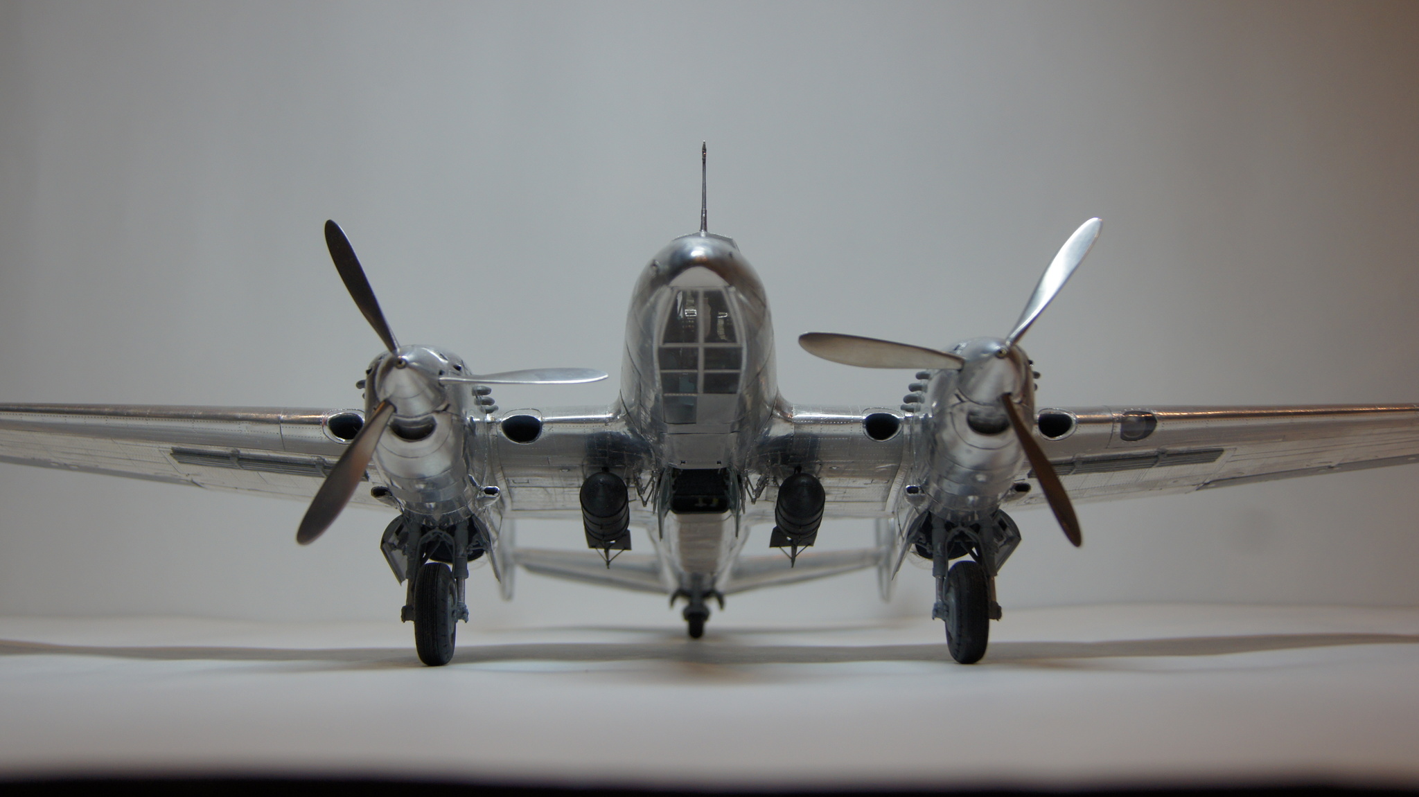 Pe-2, self-made. - My, Pe-2, Homemade, Stand modeling, Longpost