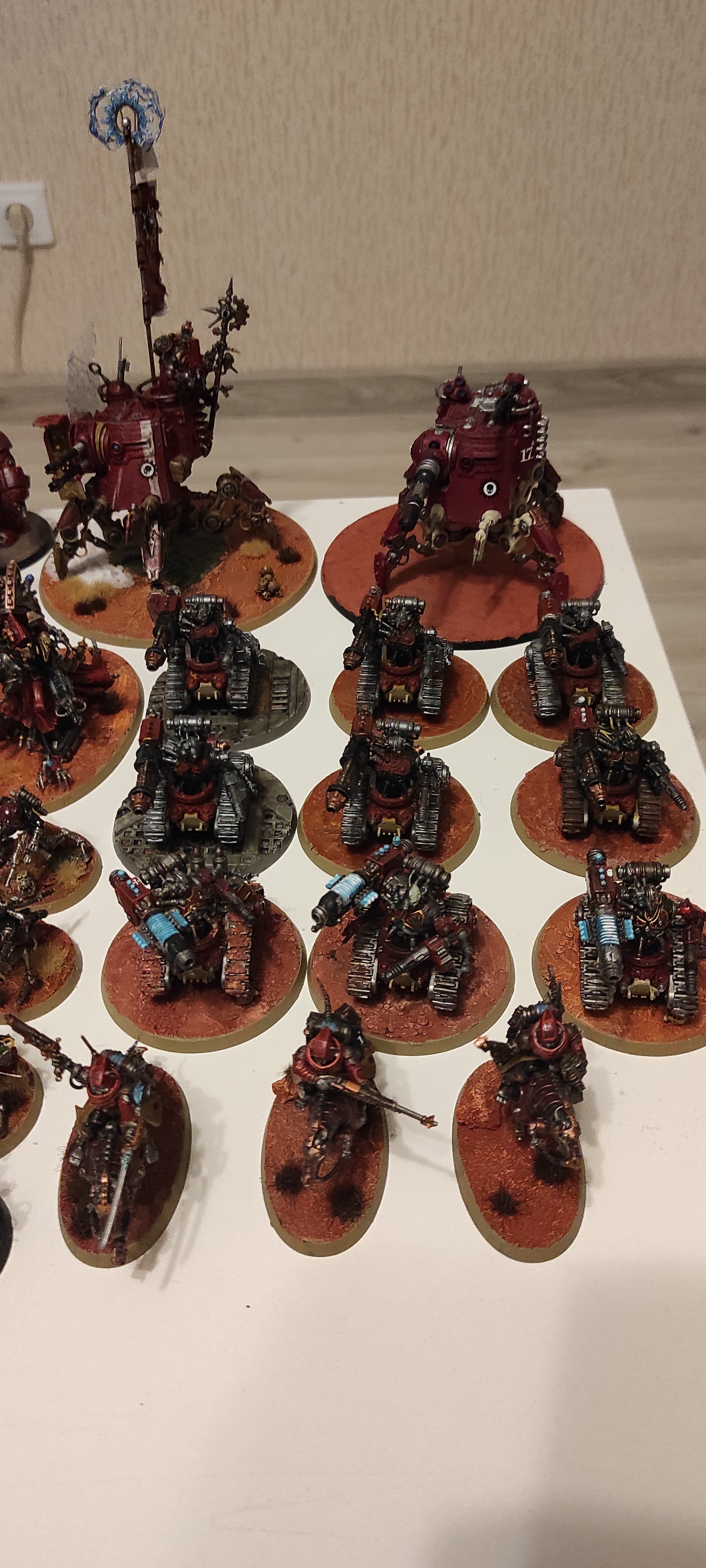 What is 3 years in a hobby. - My, Adeptus Mechanicus, Games Workshop, Skitarii, Onager Dunecrawler, Wh miniatures, Wh painting, Warhammer, Warhammer 40k, Imperium, Hobby, Modeling, Longpost