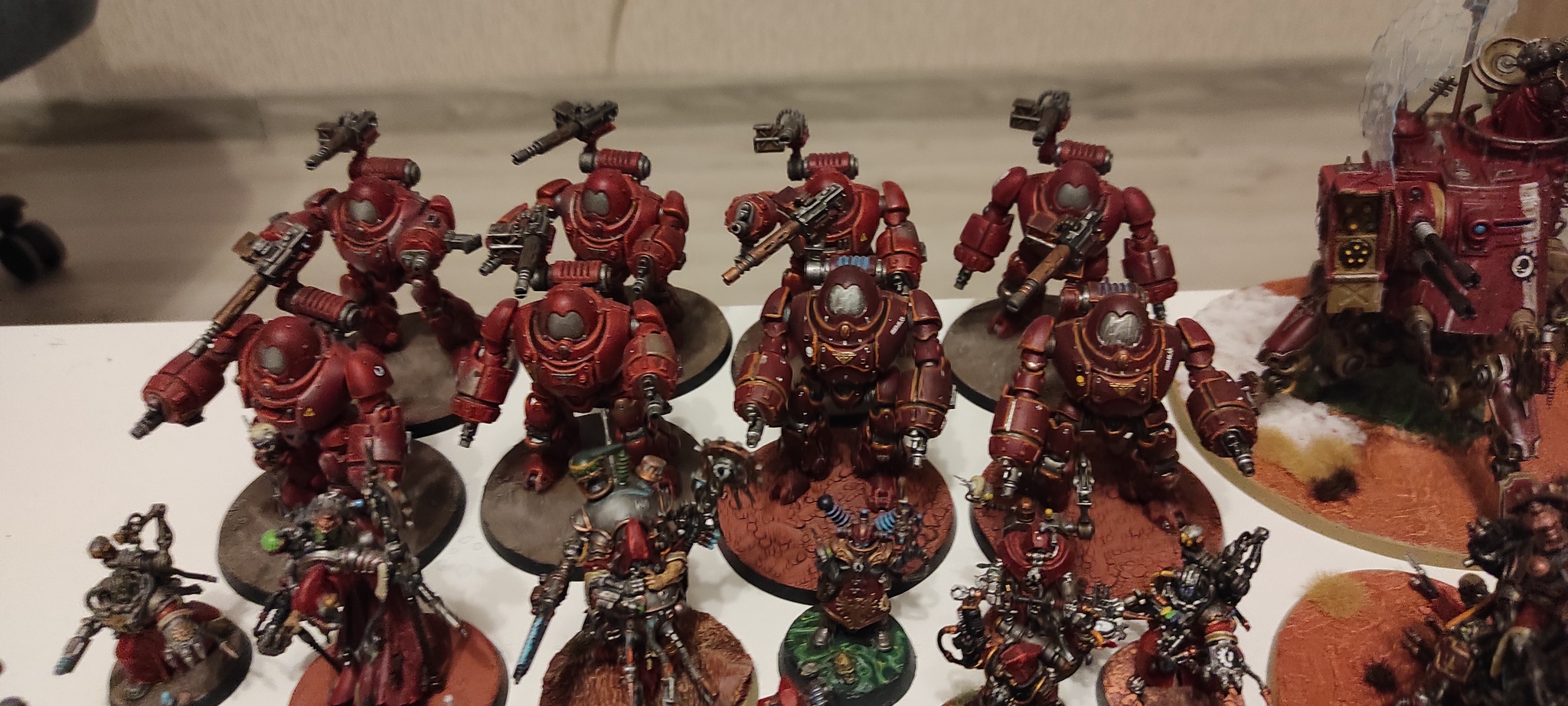 What is 3 years in a hobby. - My, Adeptus Mechanicus, Games Workshop, Skitarii, Onager Dunecrawler, Wh miniatures, Wh painting, Warhammer, Warhammer 40k, Imperium, Hobby, Modeling, Longpost