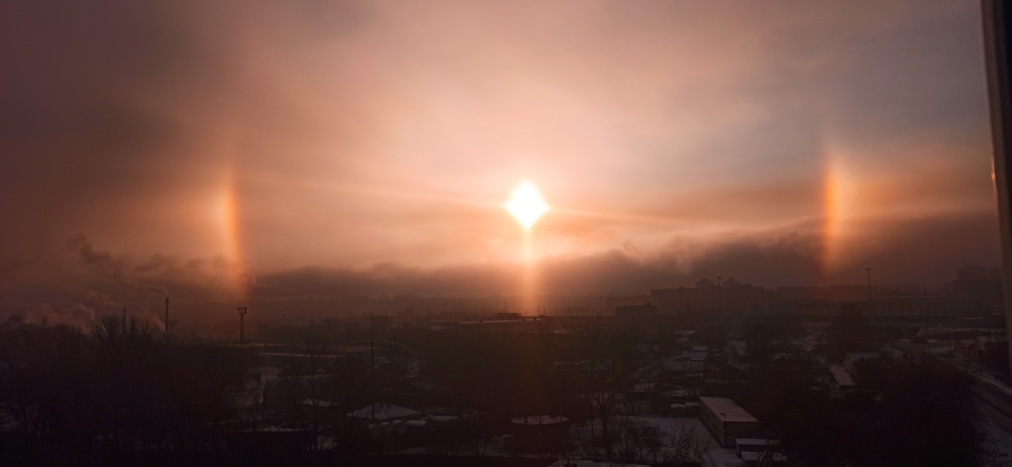 Halo in Cherepovets - My, Halo, Cherepovets